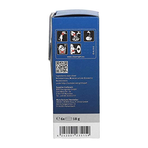 Bosch Original Tassimo Descaling Tablets (1 Box of 6 Tablets) c/w