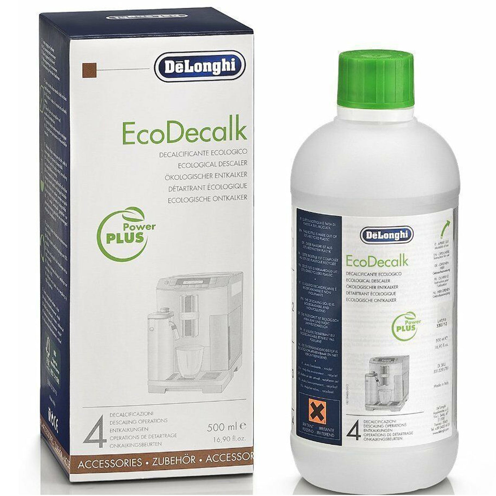 Delonghi Magnifica Coffee Maker Machine Descaler EcoDecalk - 500ml