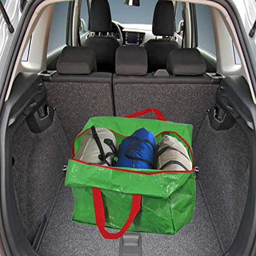Large Car Boot Trunk Travel Storage Organiser Bag (Green, 50L) Car Boot