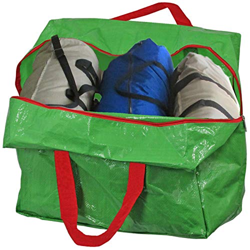 Large Car Boot Trunk Travel Storage Organiser Bag (Green, 50L)