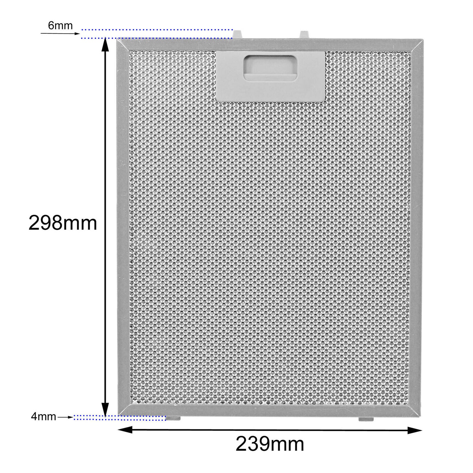 Grease Filter For BRITANNIA DEDIETRICH Cooker Hood Metal Vent Fan Mesh 300x240mm