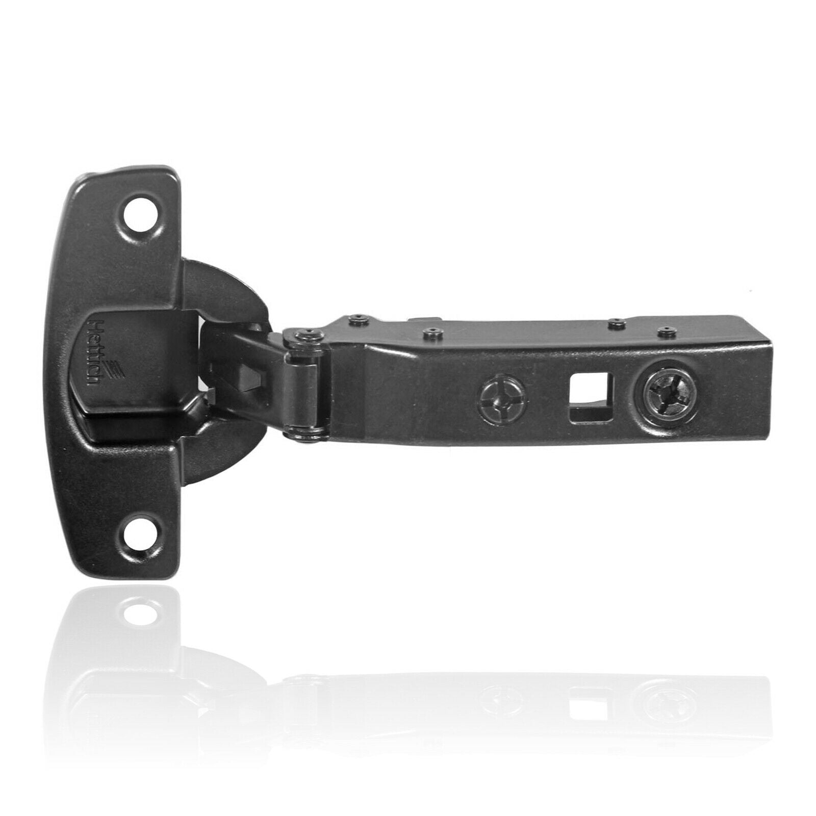 HETTICH Hinge Sensys 110 Non Self-Closing 52mm Obsidian Black + 5mm Mount Plate