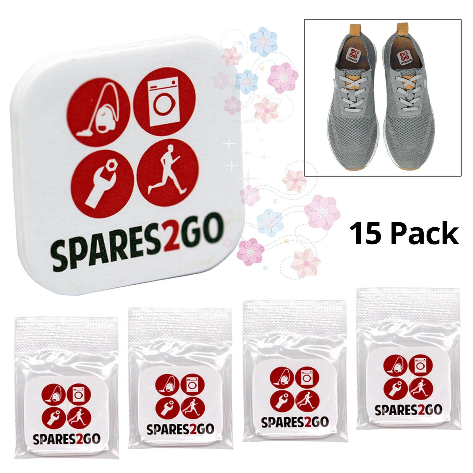 Air Freshener Tabs Perfumed Scented Fresheners Smelly Trainers Shoes Boots x 15