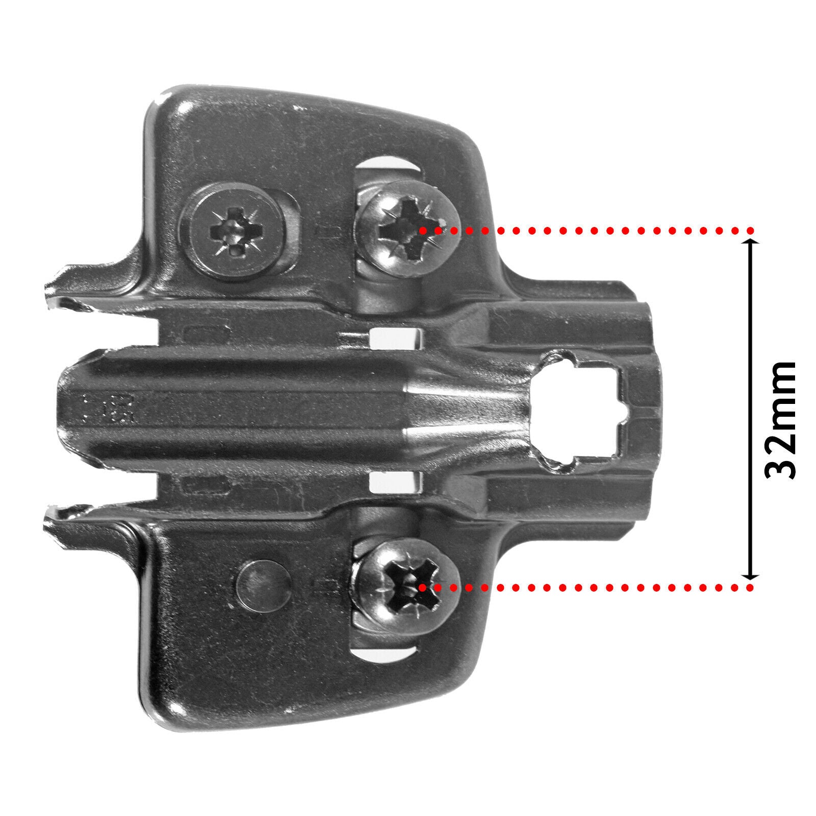 HETTICH Hinge Sensys 110 Non Self-Closing Obsidian Black + 5mm Mount Plate + Jig