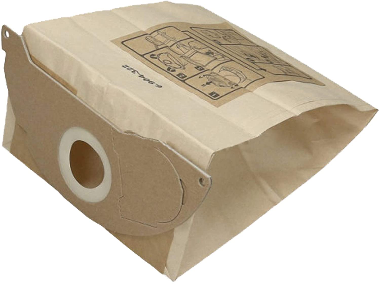 Karcher Vacuum Cleaner Paper Filter Dust Bags (Pack of 5) 6.904-322.0 69043220