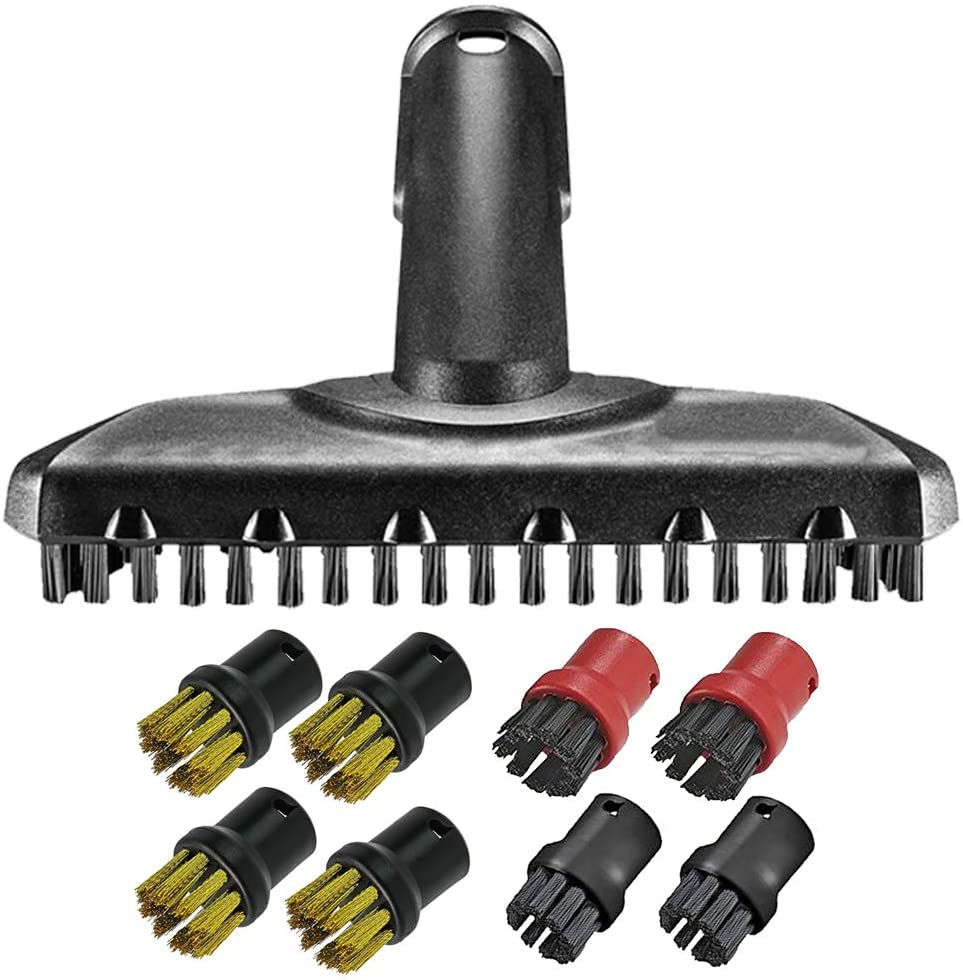 Brush Nozzle KARCHER SC1 Series Steam Cleaner + 8 Nylon Detail Nozzles