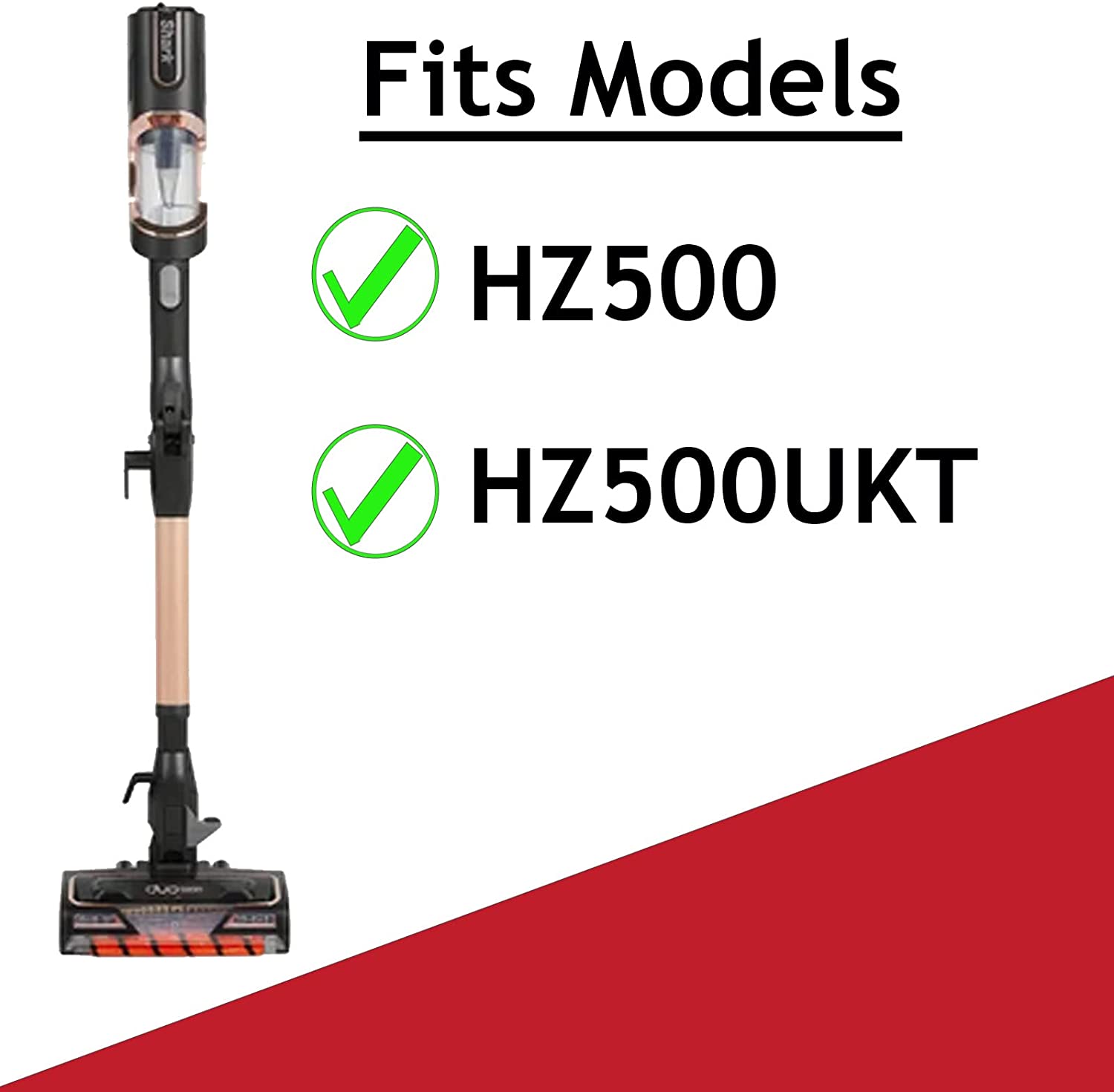 Filter Kit for SHARK HZ500 HZ500UKT Vacuum Foam Felt & Post Motor Filters (3 of Each)