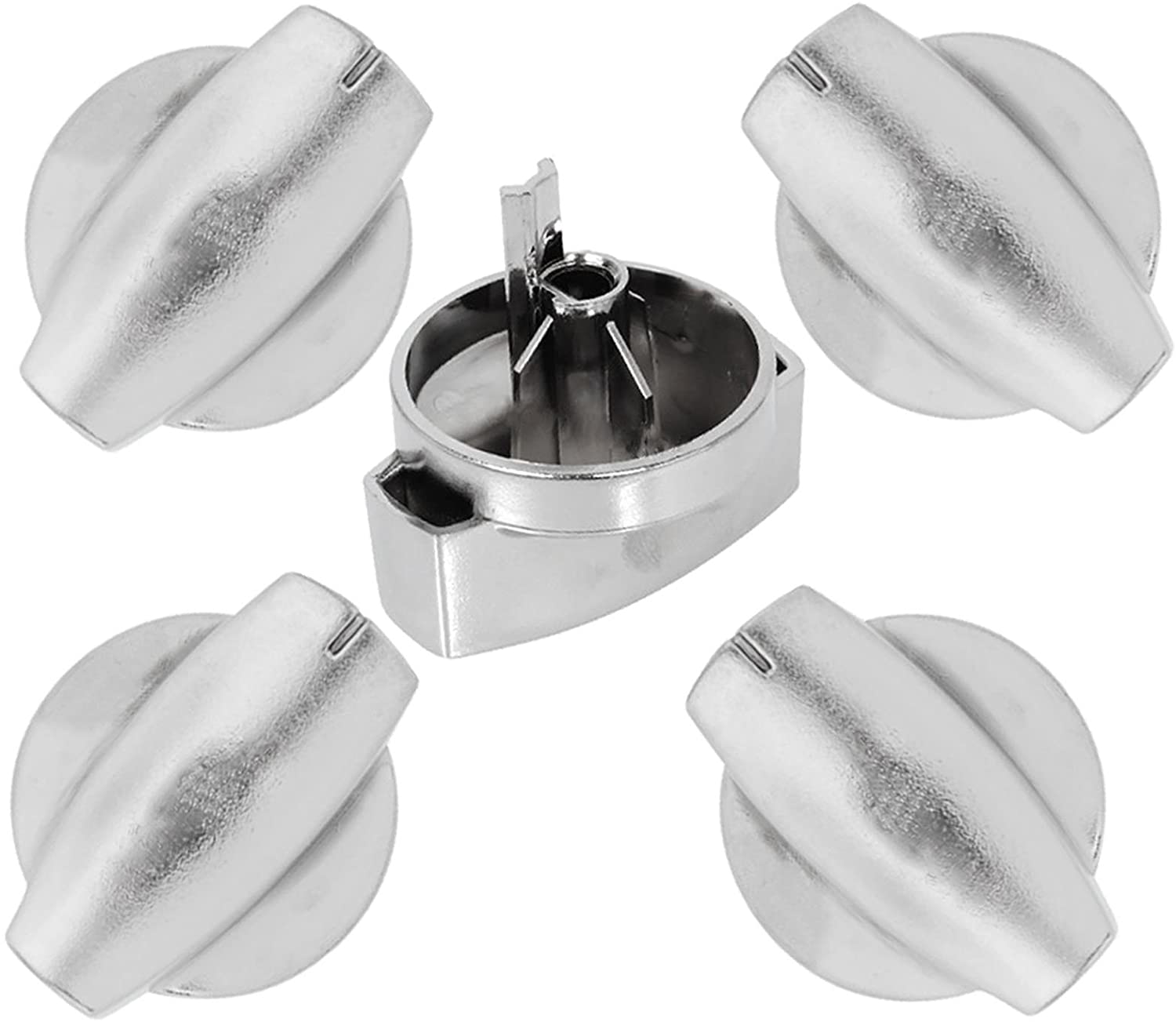 BELLING Hob Hotplate Knob Switch Chrome Silver Countryrange 444445 1000 (Pack of 6)