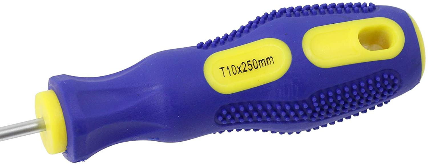 Screwdriver Set Extra Long Reach CRV Magnetic Tip Star Torx (6 Piece, 360mm)