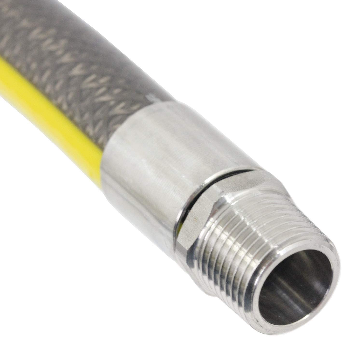 UNIVERSAL Micropoint Oven Cooker Gas Supply Hose Pipe (4ft 1/2 inch, Bayonet, BS EN14800 CE)