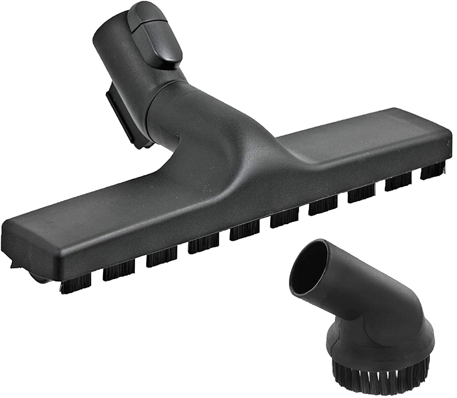 Hard Floor Head Sweeper Tool + Round Dusting Brush for Miele Vacuum Cleaner