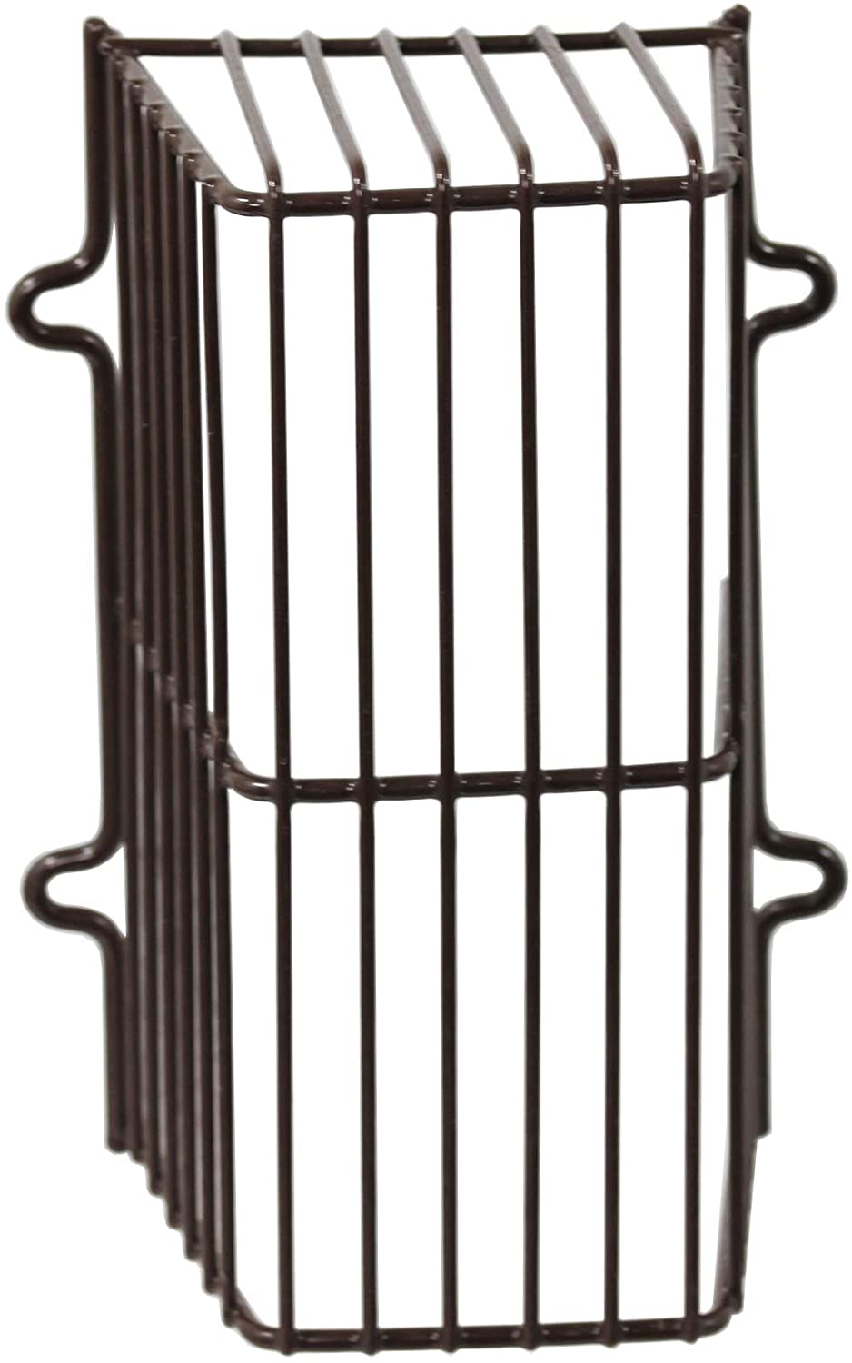 Plastic Coated Overflow Discharge Terminal Guard Boiler Relief Outlet Cover Cage Brown