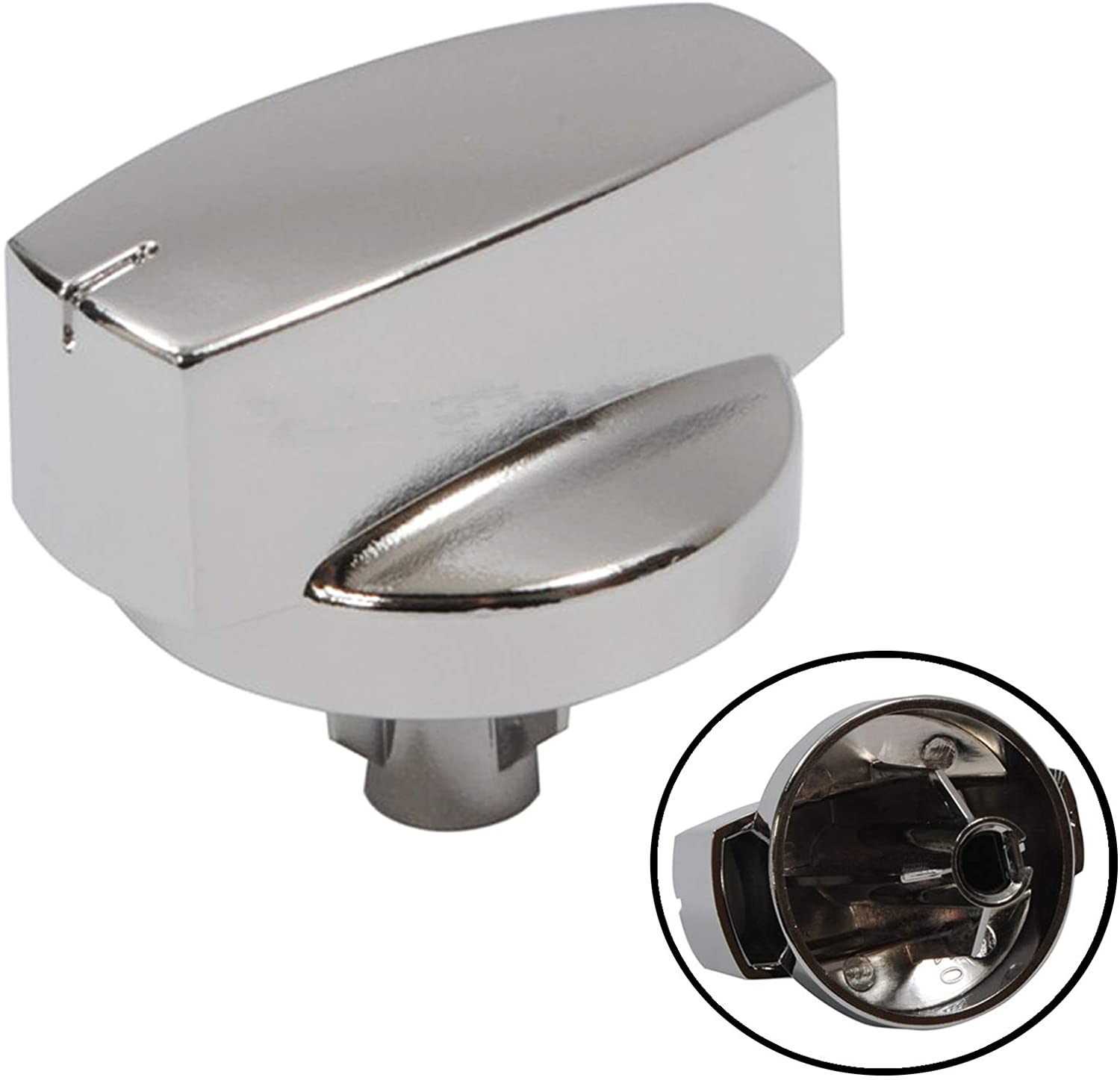 STOVES Oven Cooker Knob Function Control Switch 444445412 (Silver/Chrome)