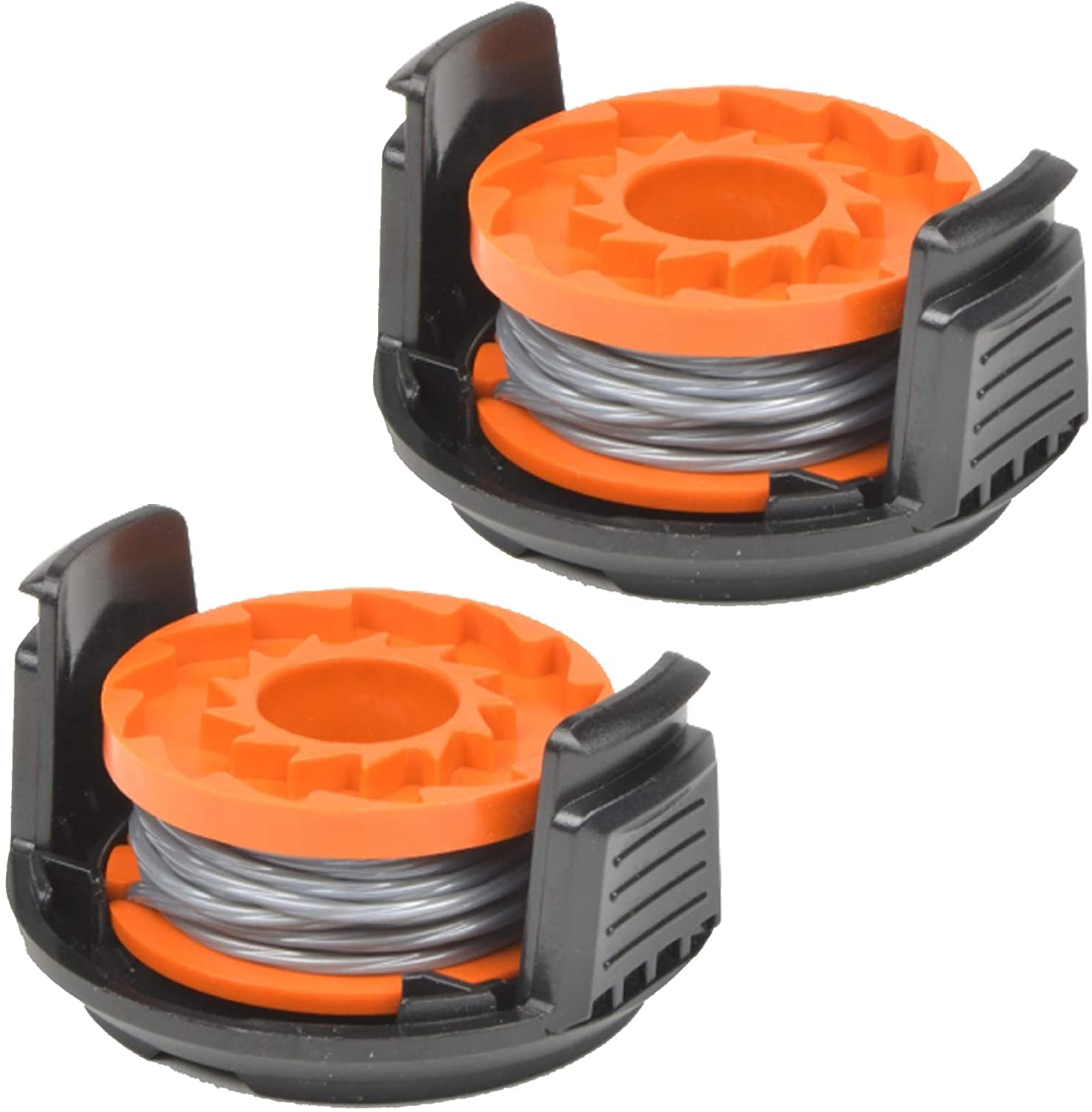 Line Spool & Cover for QUALCAST CGT183A CGT18LA1 CGT36LA Strimmer Trimmer (Pack of 2)