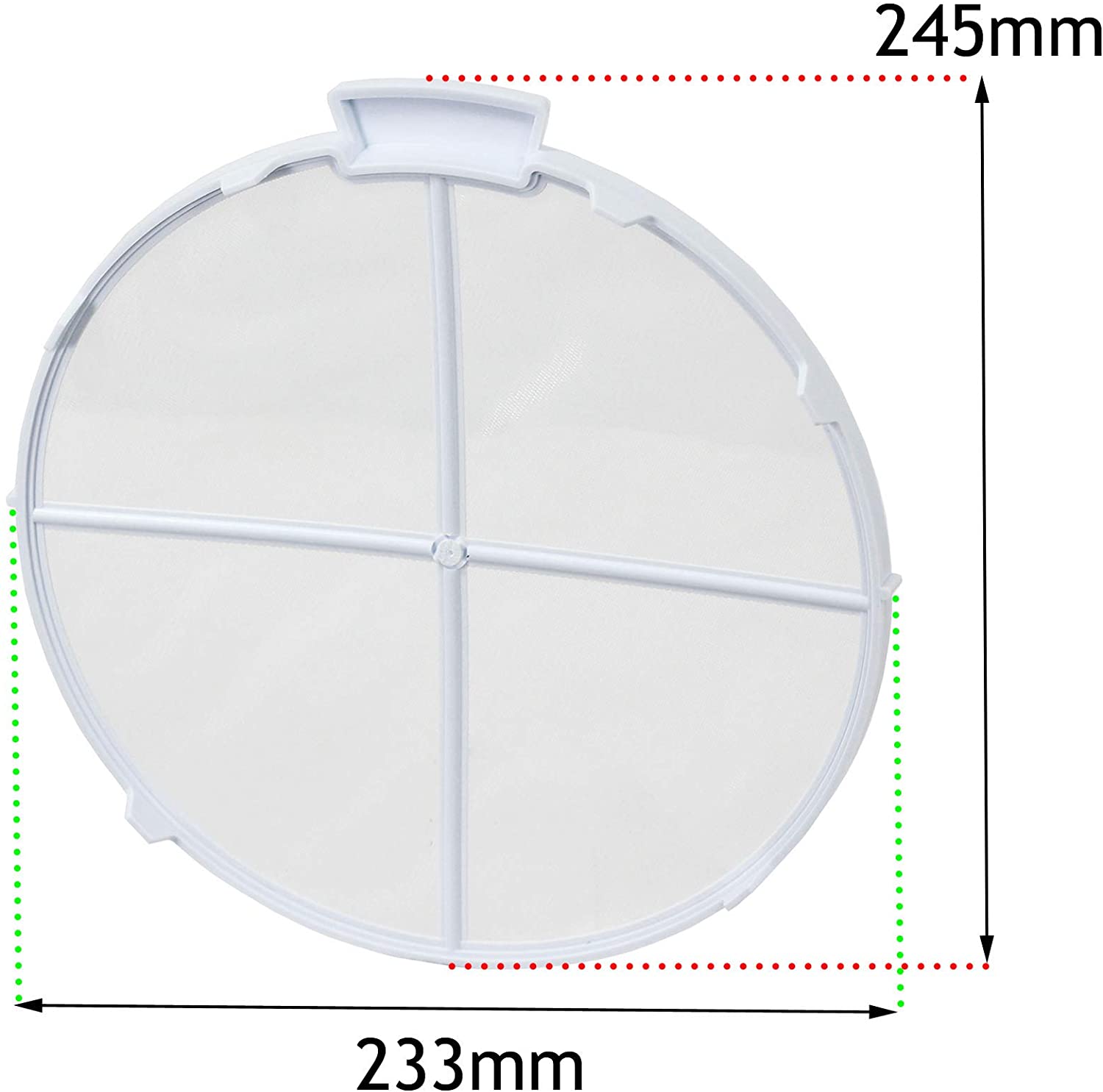 Lint Screen Fluff Filter for PARNALL Tumble Dryer