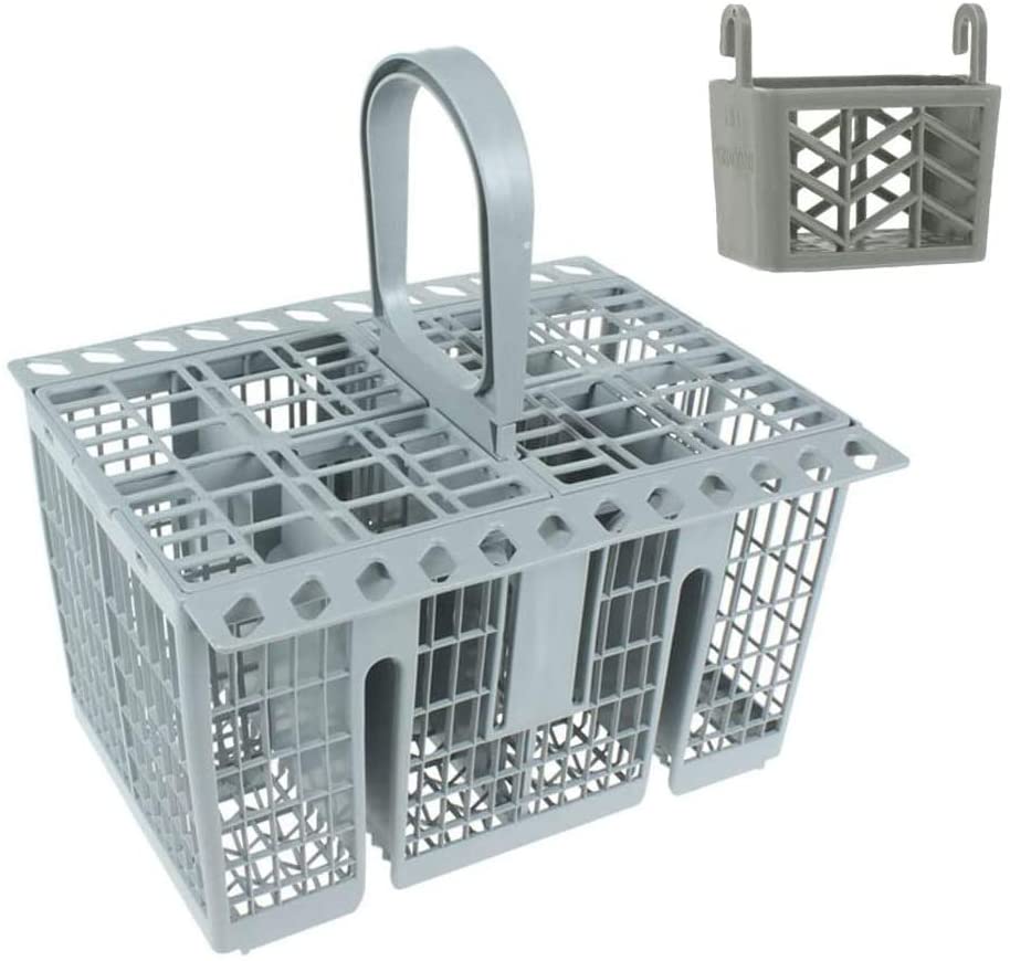 Cutlery Basket Cage, Handle & Lid + Tablet Holder