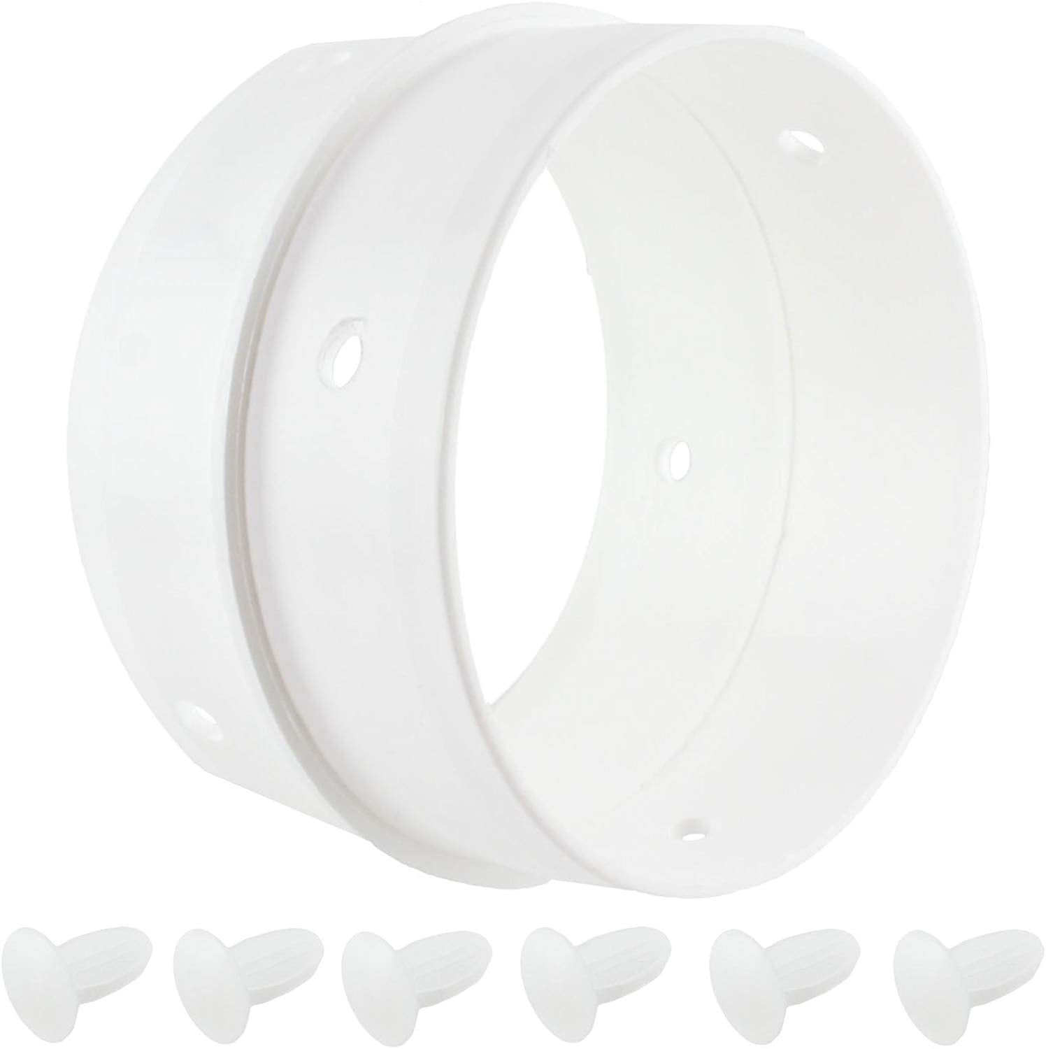 Dual Vent Hose Connection Ring Kit for AEG Tumble Dryer