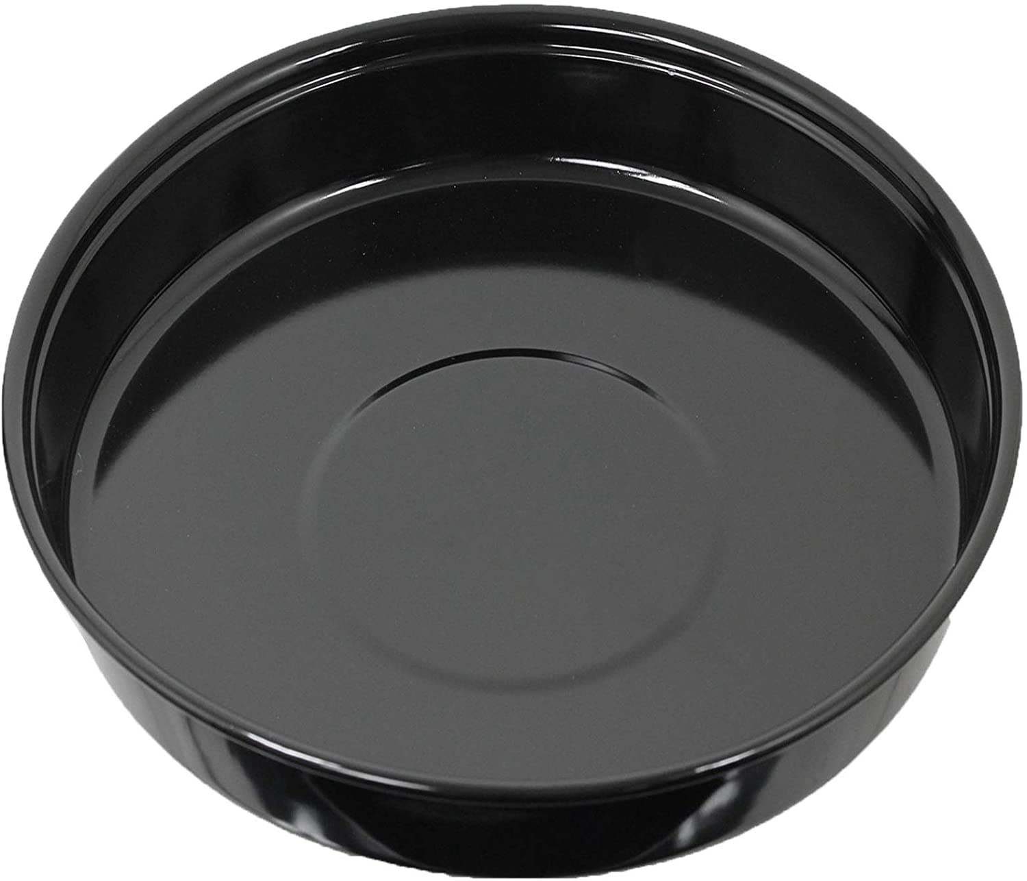 Oven Baking Roasting Tray Round Oval Tin Pan Rack Large Deep 400mm x 55mm (Pack of 2)