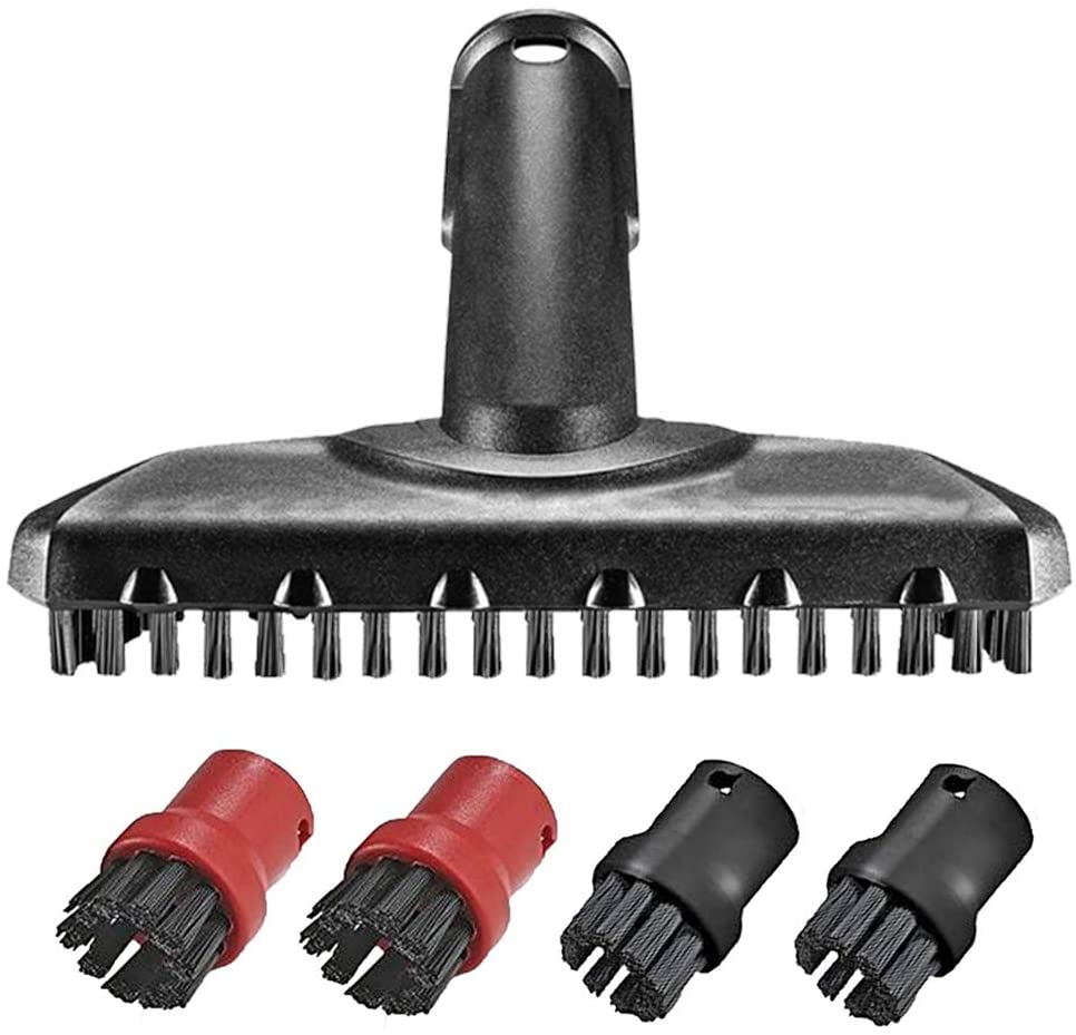 Brush Nozzle KARCHER SC1 Series Steam Cleaner + 4 Nylon Detail Nozzles