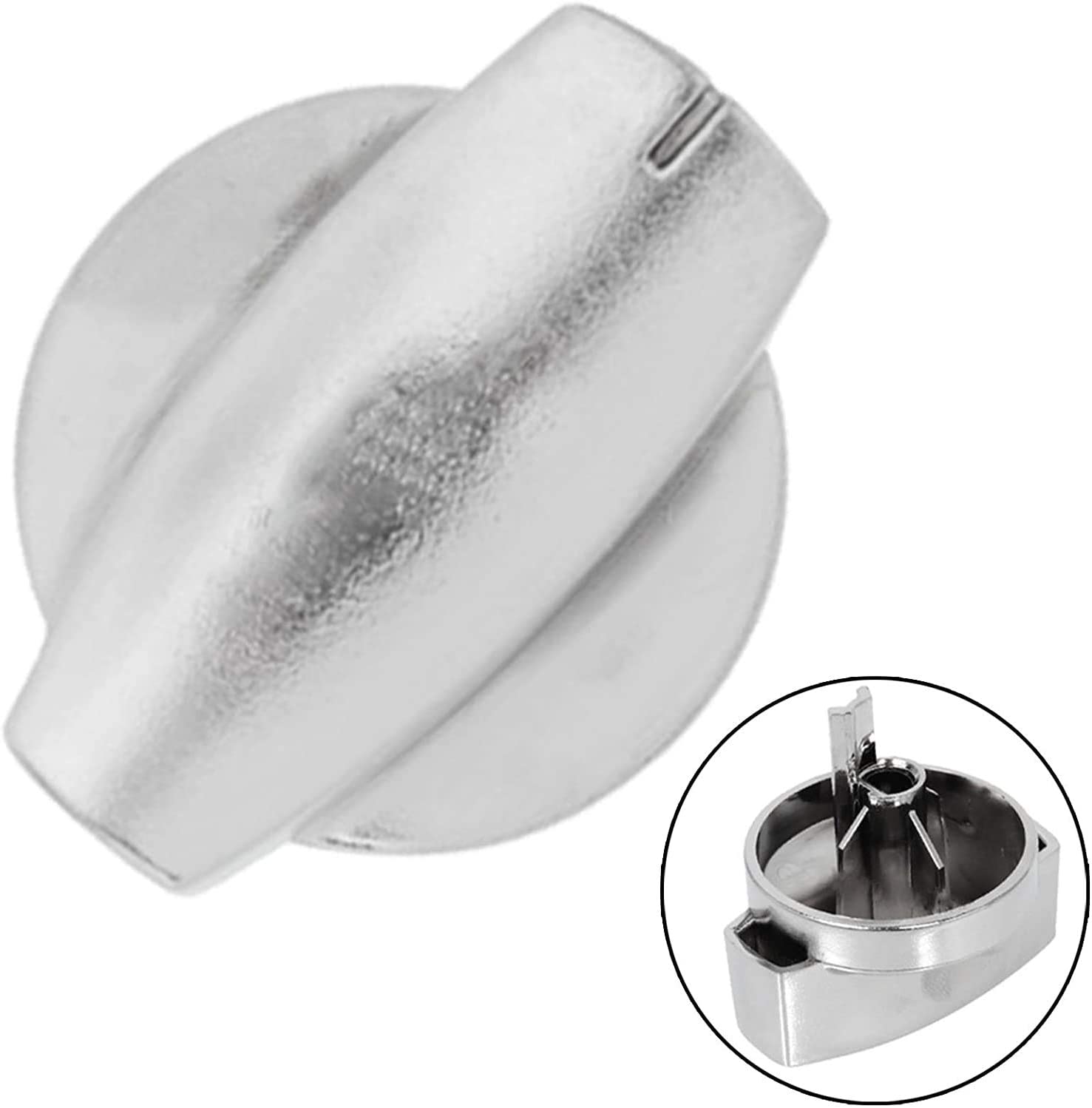 BELLING Hob Hotplate Knob Switch Chrome Silver Countryrange 444445 1000 (Pack of 6)