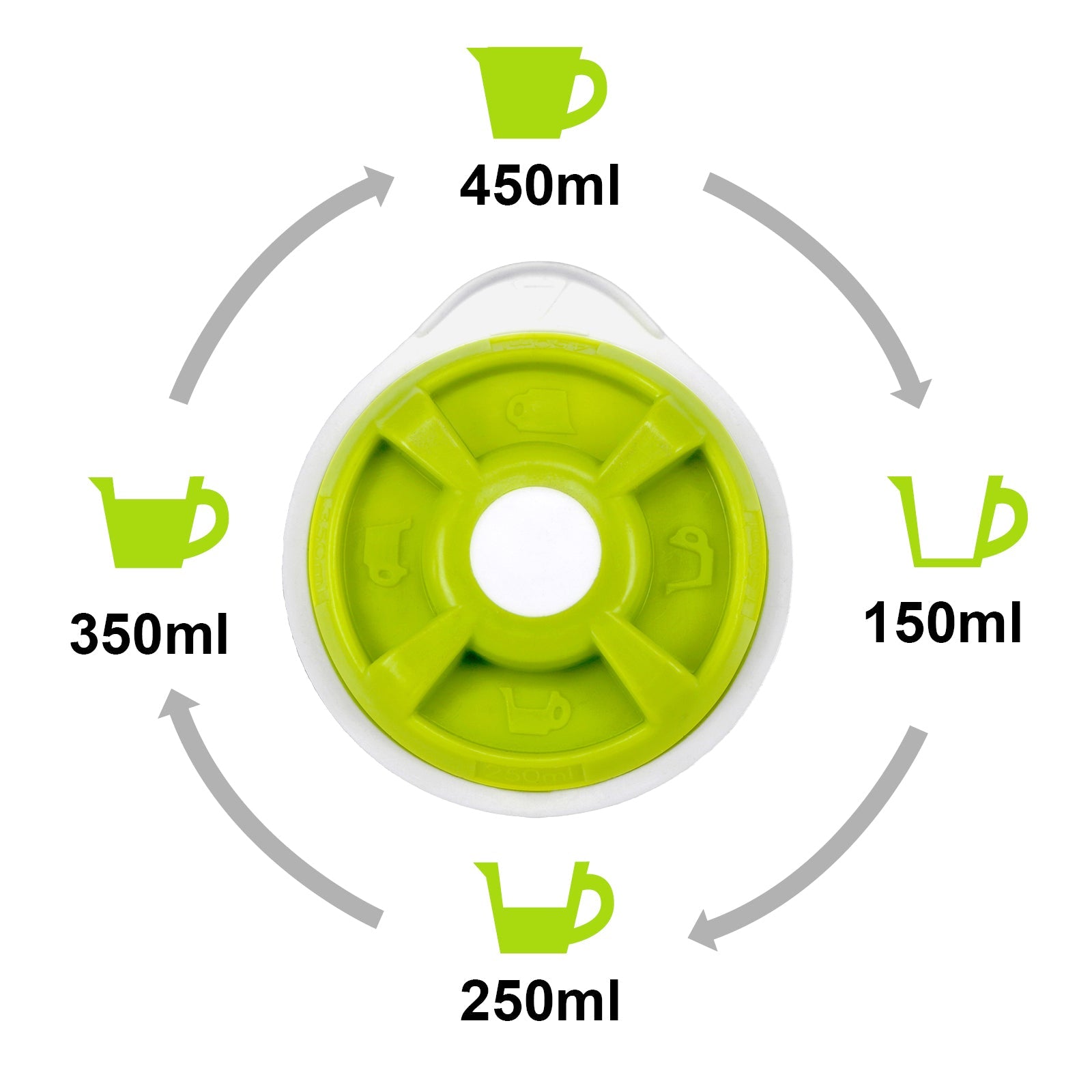 Green Hot Water T Disc compatible with Bosch Tassimo T4 T12 T20 T32 T40 T42 T65 T85 Amia Fidelia Vivy Coffee Machines