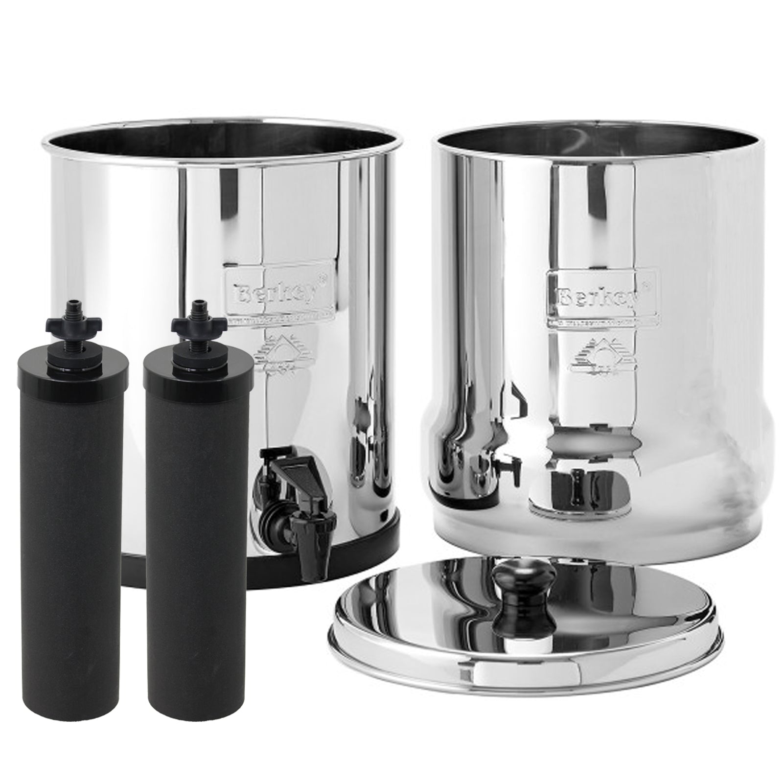 Water Filter Element for Berkey Purification System Cartridge Filters Black x 6