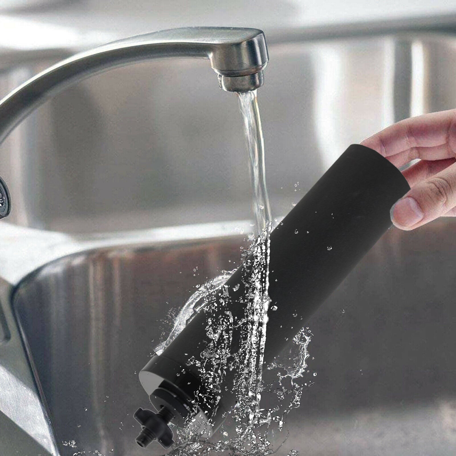 Water Filter Element for Berkey Purification System Cartridge Filters Black x 6