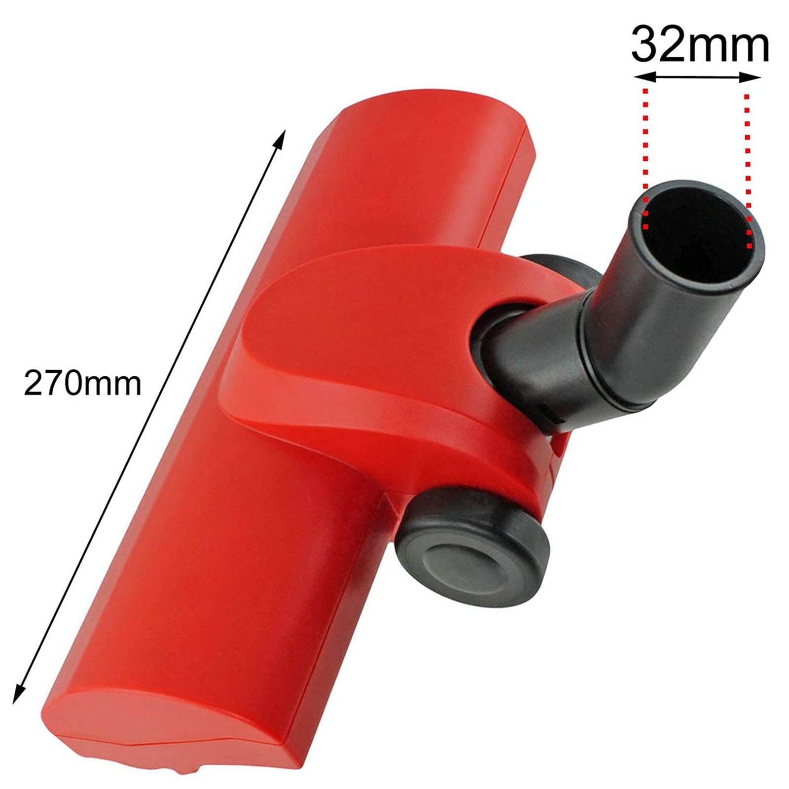SPARES2GO Airo Turbine Brush Head Floor Tool for Henry Hetty Numatic Vacuum Cleaner (Red)