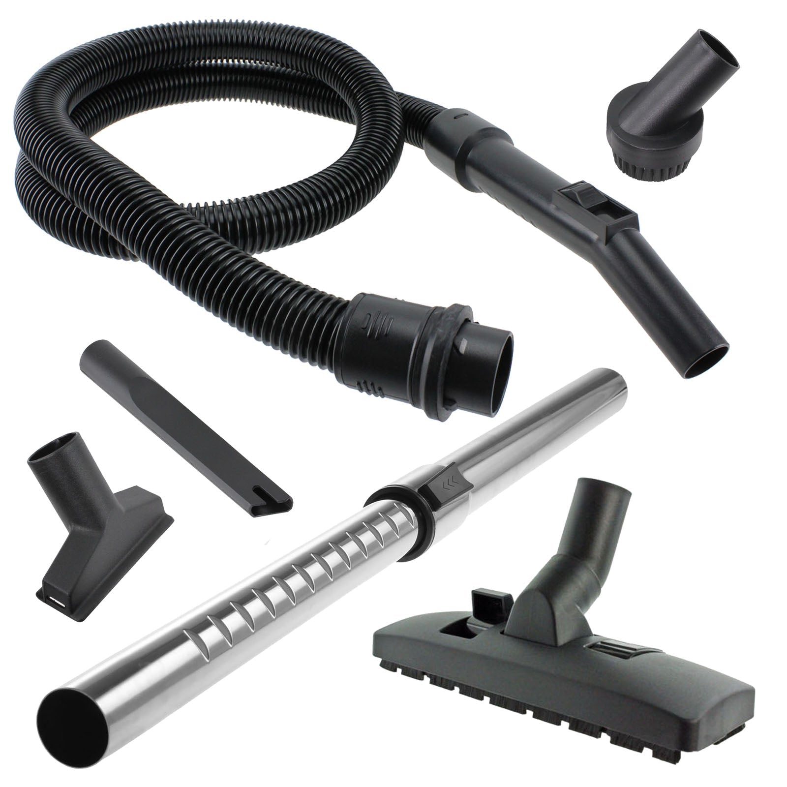 4 Lug Metal End Hose + Telescopic Rod + Tool Kit for VAX Vacuum Cleaner