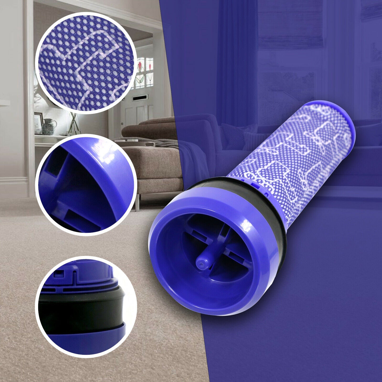 Filter for DYSON DC28 DC37 DC39 DC39i DC53 Vacuum Pre Motor Stick & Seal