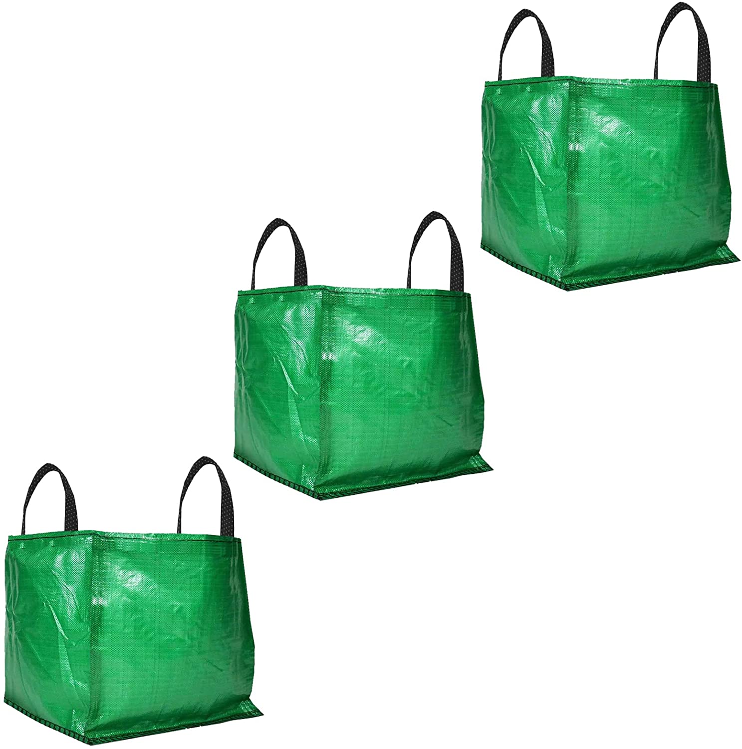 Garden Shredder Collection Bag Cover Waste Sack Reusable 120L 45 x 45 x 60 cm (Pack of 3)