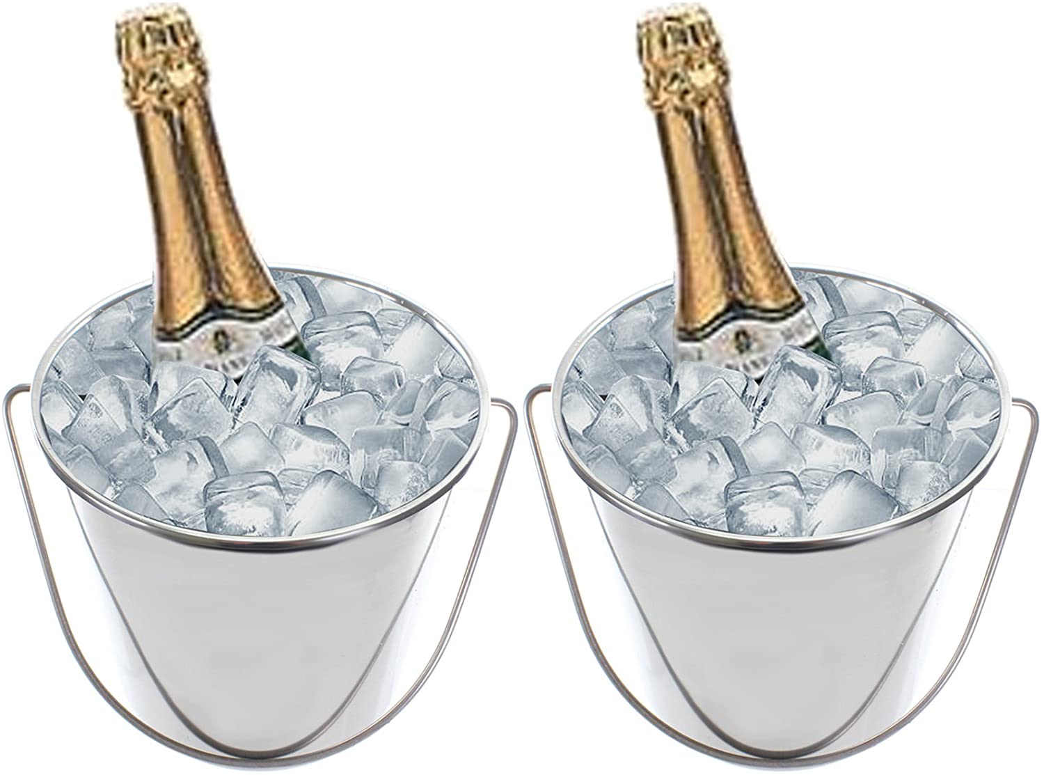 Champagne & Ice Bucket. 2 x Buckets
