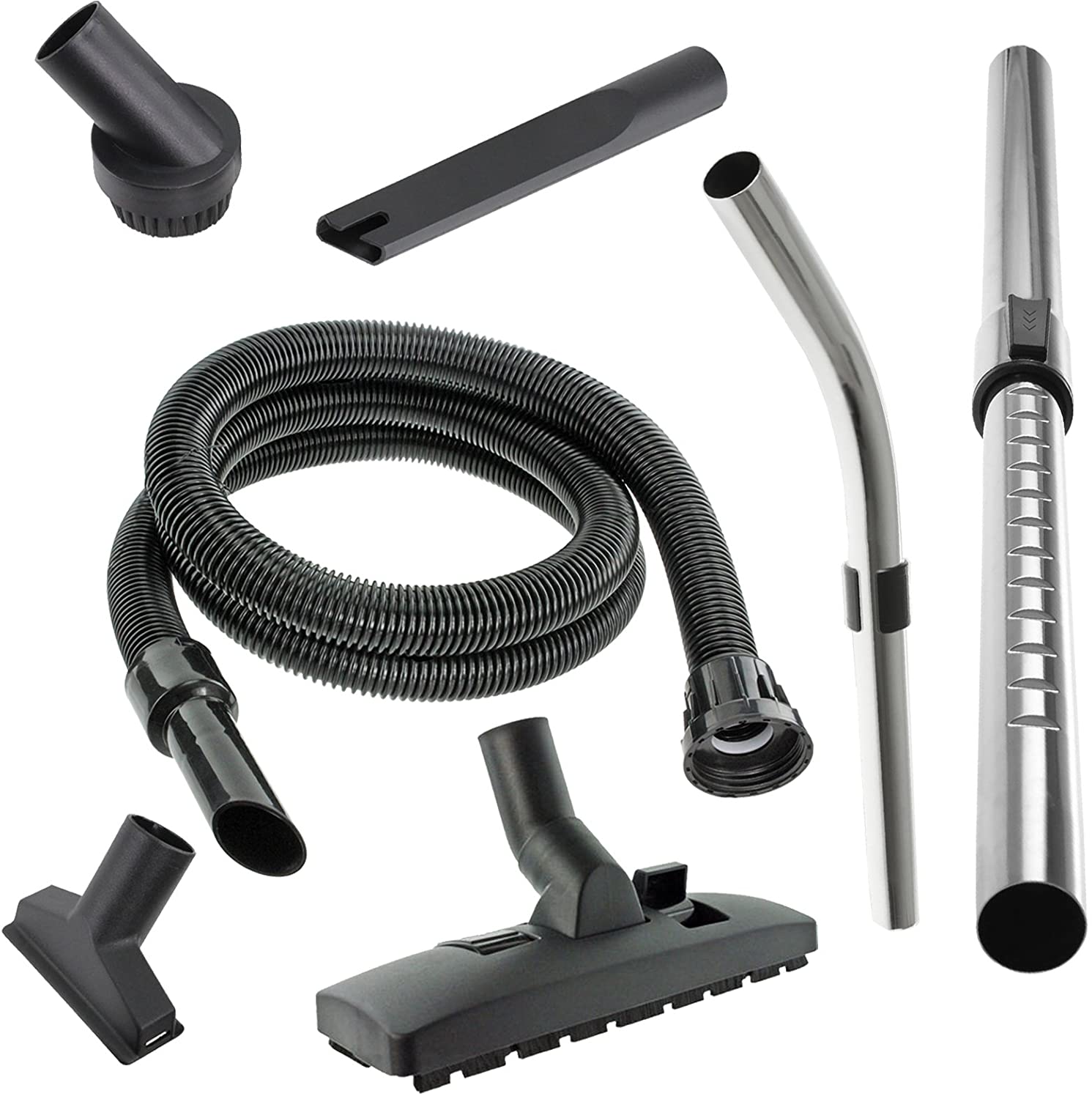 Telescopic Bent End Rod Handle + Hose + Mini Tool Kit for NUMATIC Vacuum Cleaner