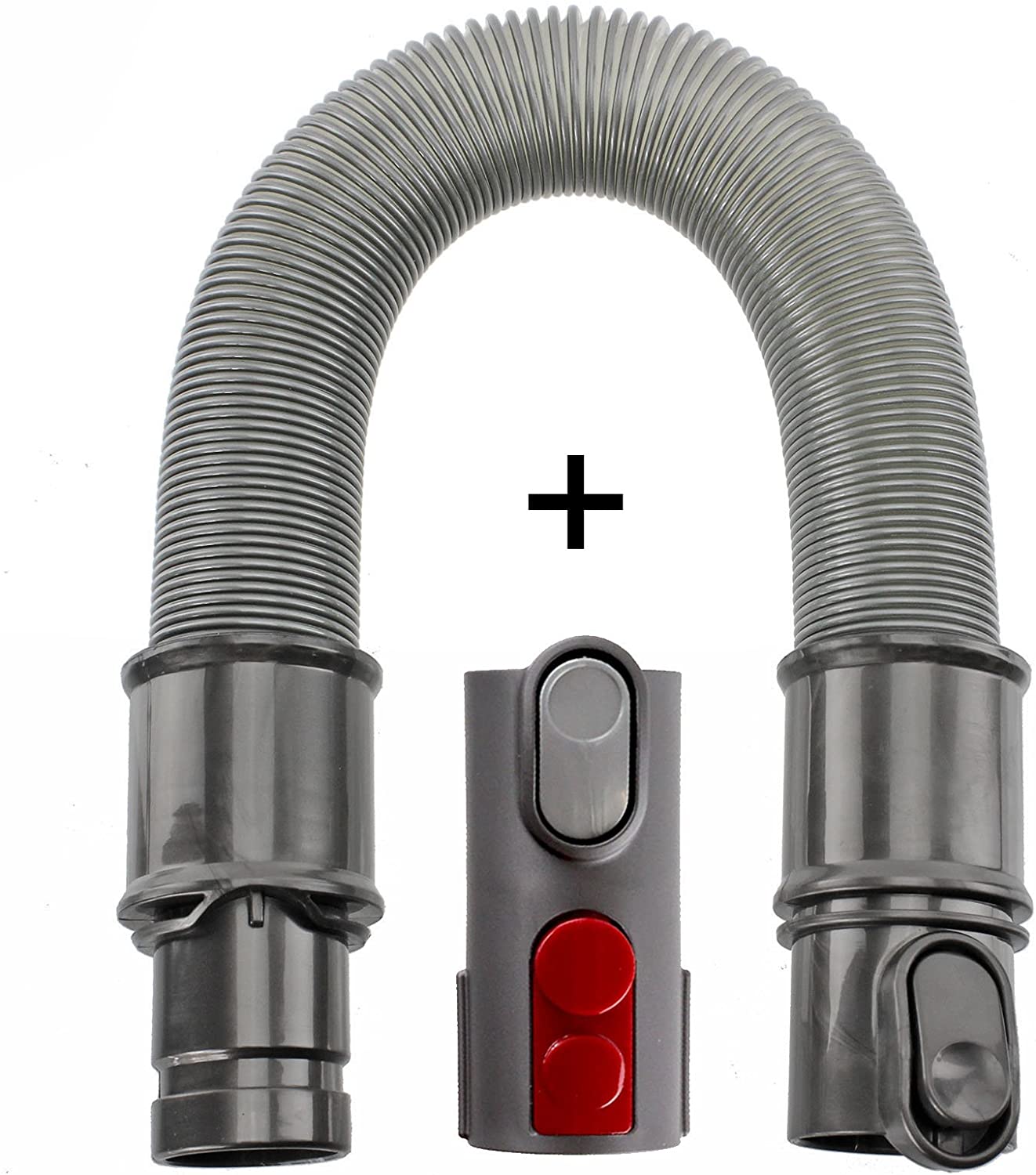1.4m Universal Compact Extension Hose & Adaptor Kit for Dyson V7, V8, SV10, SV11 Cordless Vacuum Cleaner