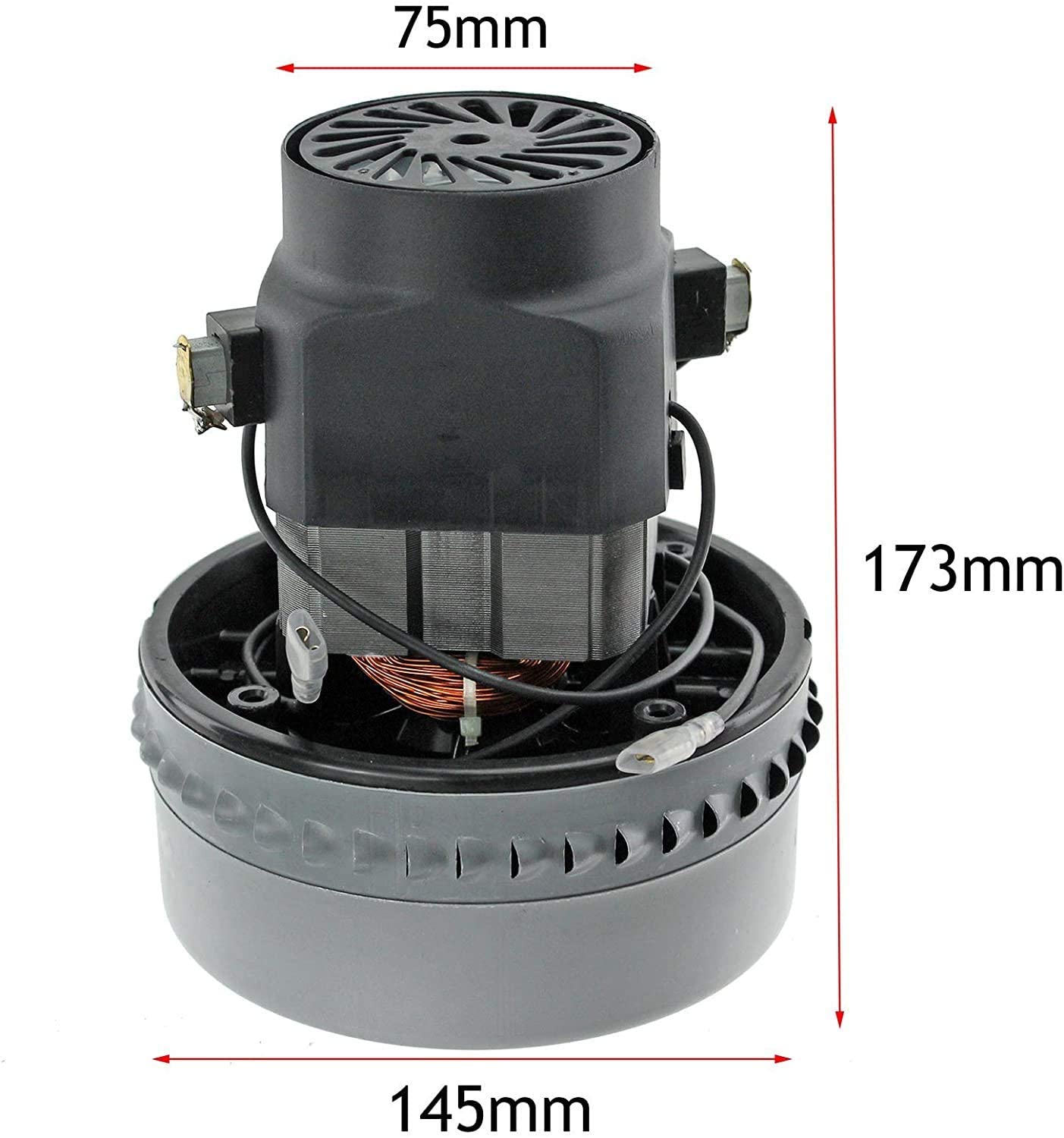 Wet & Dry Motor for VAX Vacuum Cleaners 1200W 2 Stage Bypass (5.7" / 145mm, 230V)