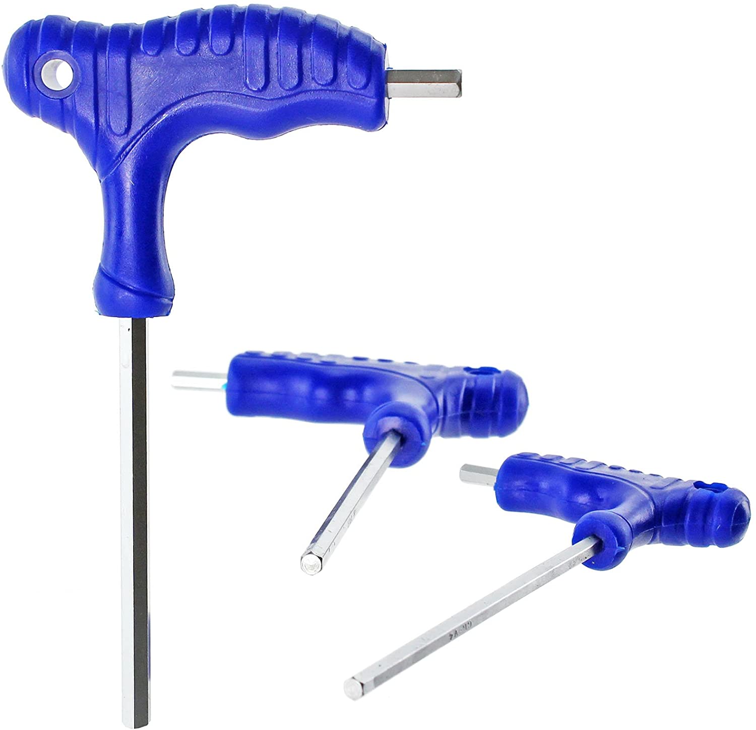 10 Piece T Handle Metric Hex Allen Key CR-V Screwdriver Set + Stand