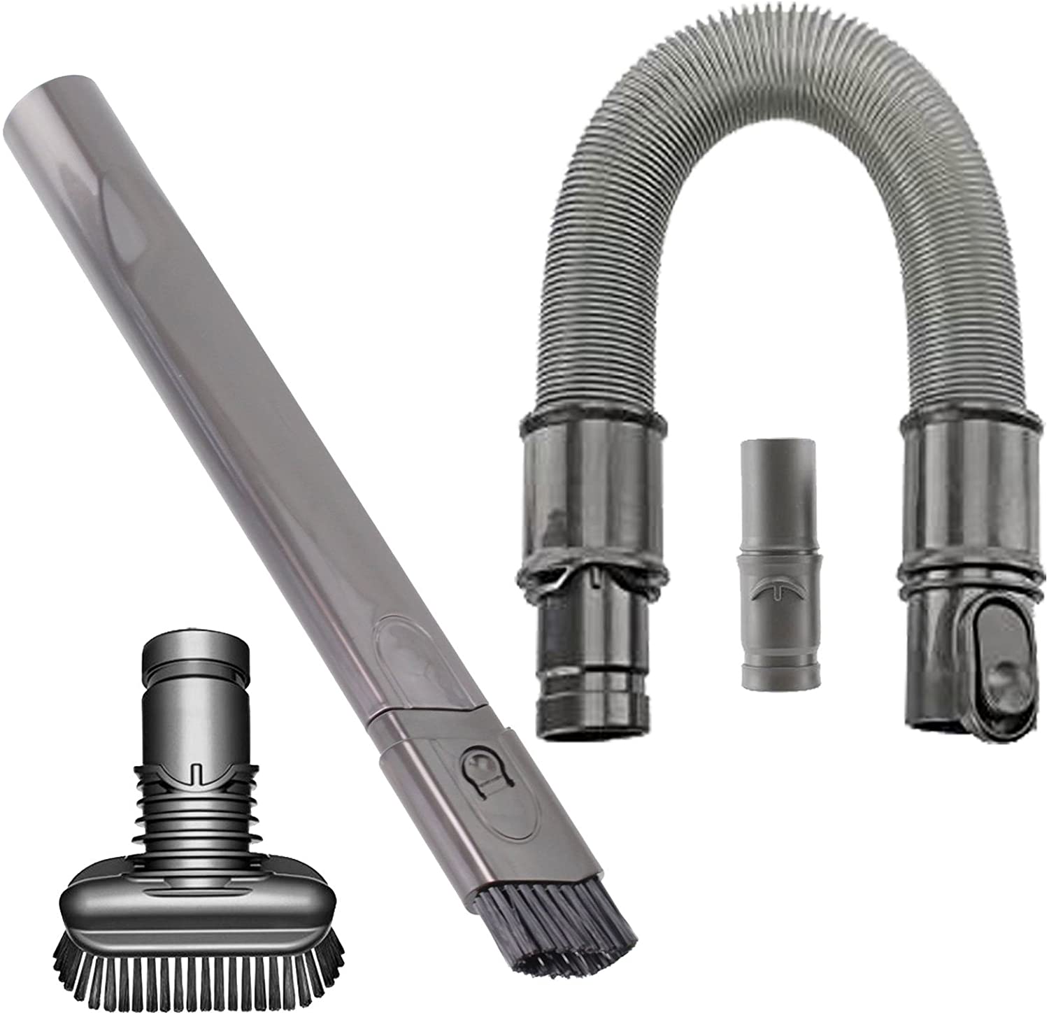 1.4m Extension Hose + Extendable Crevice Brush + Dusting Tool Kit for Dyson DC16 DC24 DC30 DC31 DC34 DC35 Vacuum Cleaner