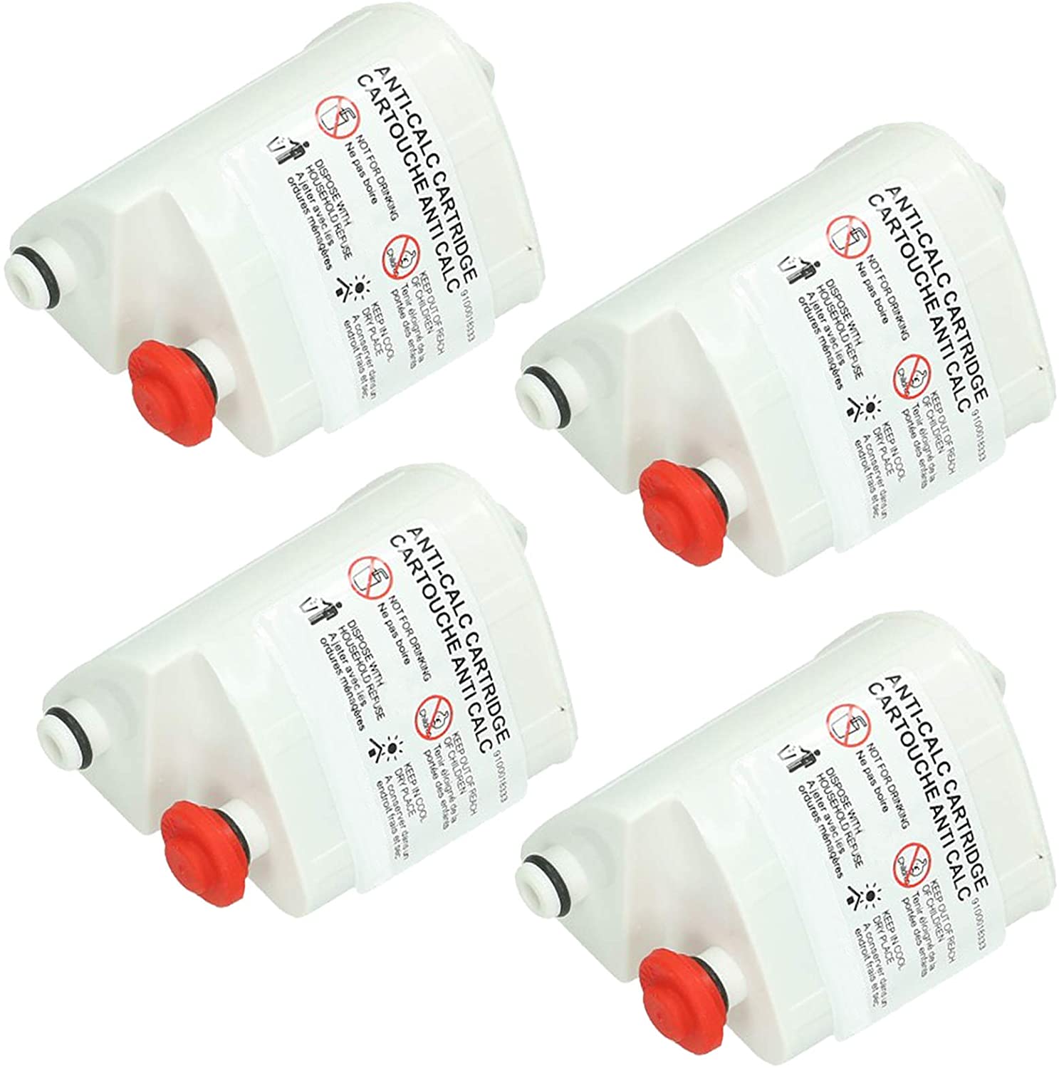 Anti-Calc Filter Cartridges for Calor Steam Iron Pack of 4 XD 9060E0