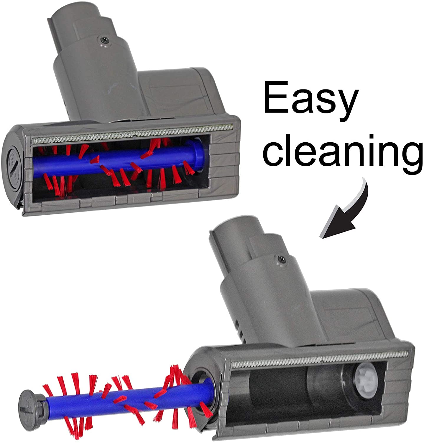 Wall Mount Docking Station Bracket + Mini Turbine Brush for Dyson V7 SV11 V8 SV10 Vacuum Cleaner