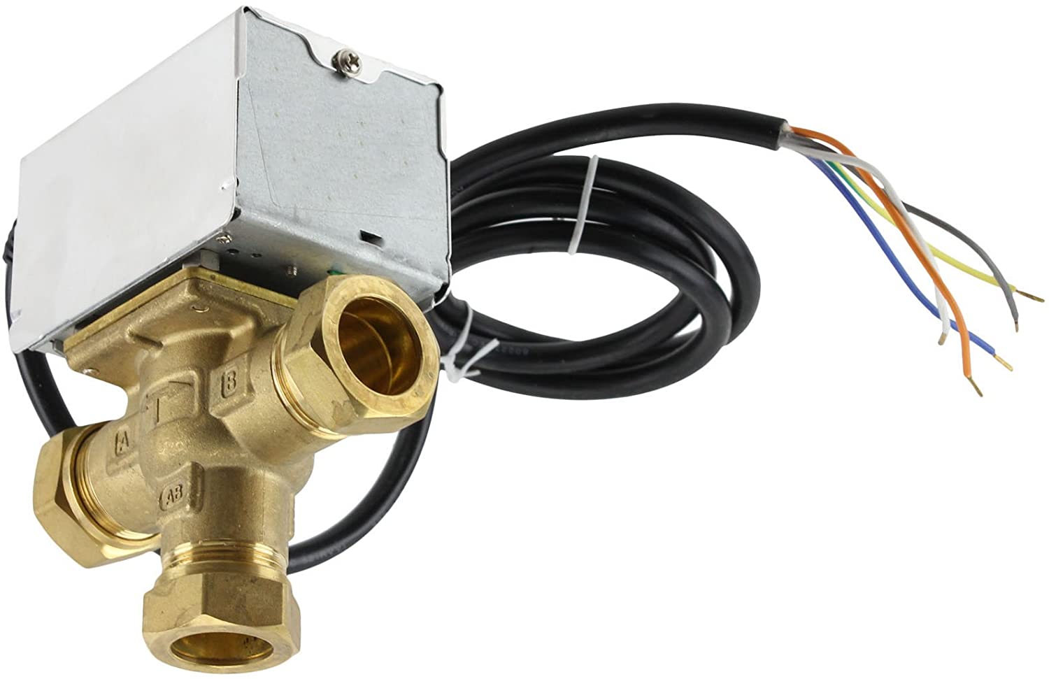 Tower VAL322MP 22mm 3 Port Motorised Mid Position Valve Central Heating Control