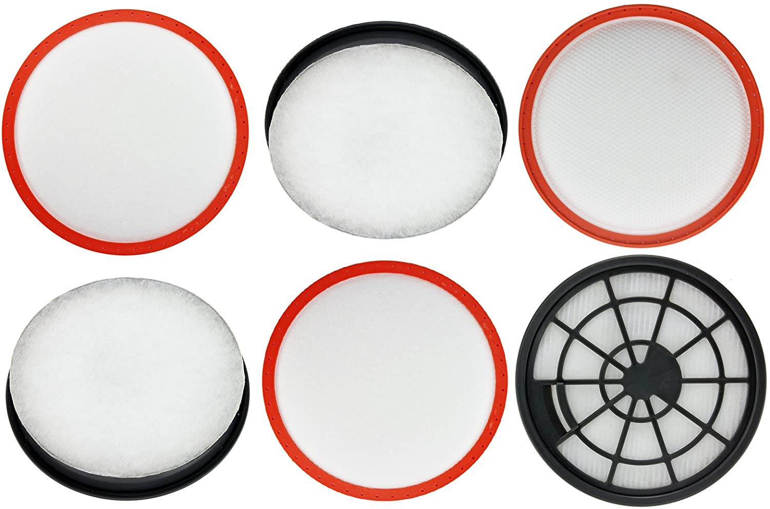 Central HEPA Motor Filter Kit for VAX C86-E2 Vacuum Cleaner (Pack of 6)