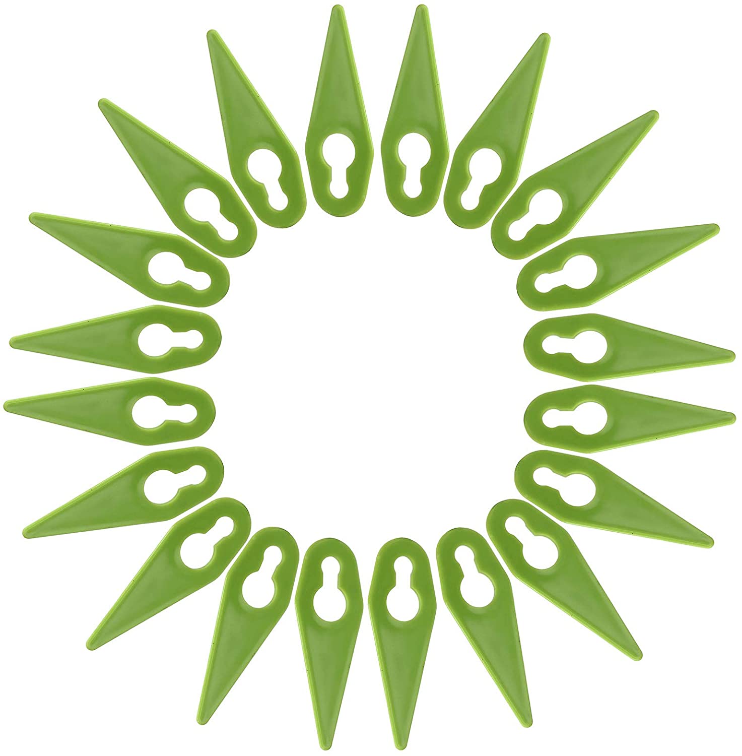 Plastic Blades for Grass Trimmer Strimmer GTECH ST01 ST02 ST04 ST05 ST20 (Pack of 40)