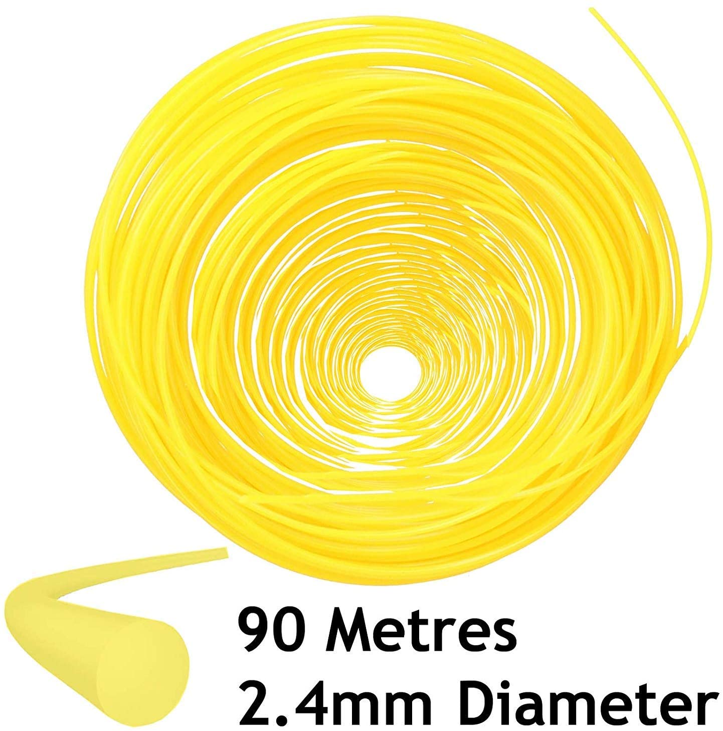 UNIVERSAL Dual Line Manual Feed Head with Bolts + 2 x 90m Refill for Strimmer/Trimmer/Brushcutter
