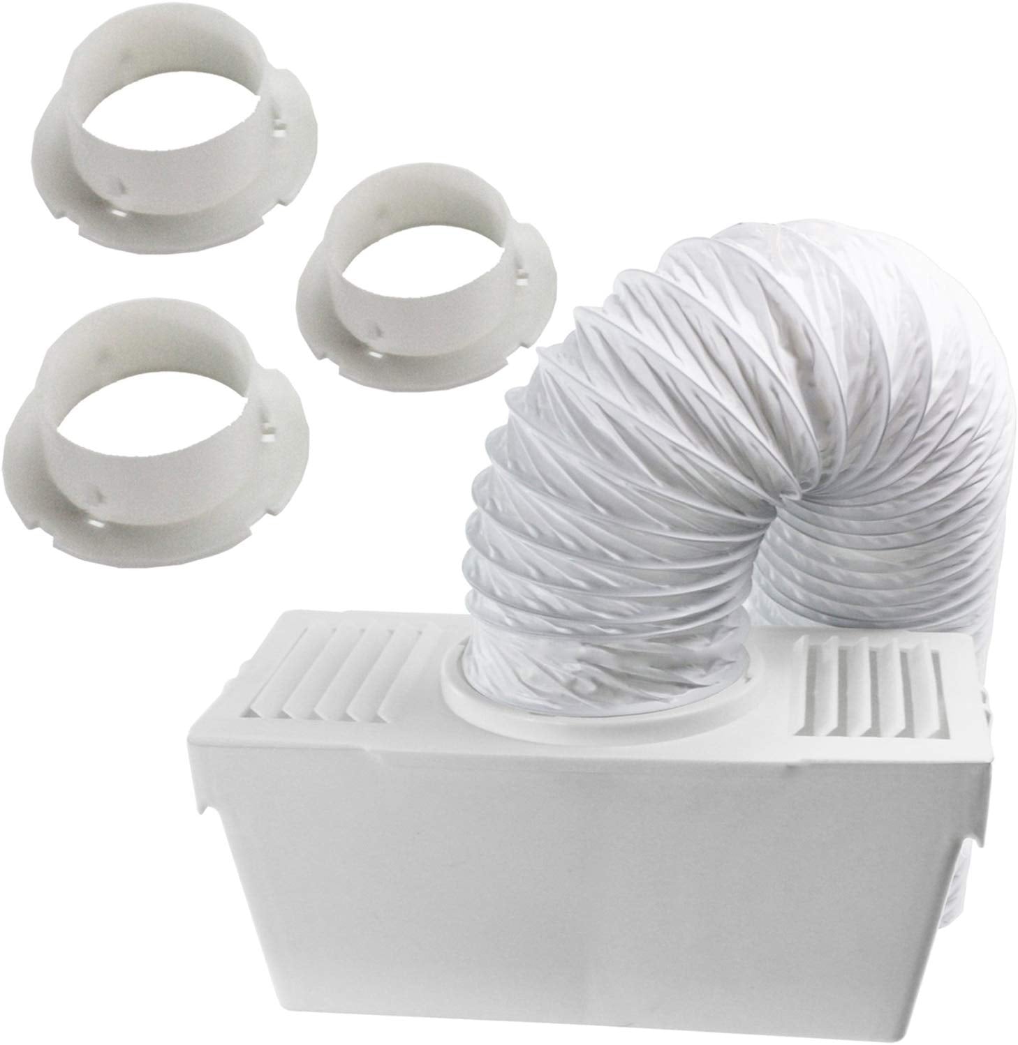 Universal Vent Hose Condenser Kit with 3 x Adapters for Tumble Dryer (1.2m)