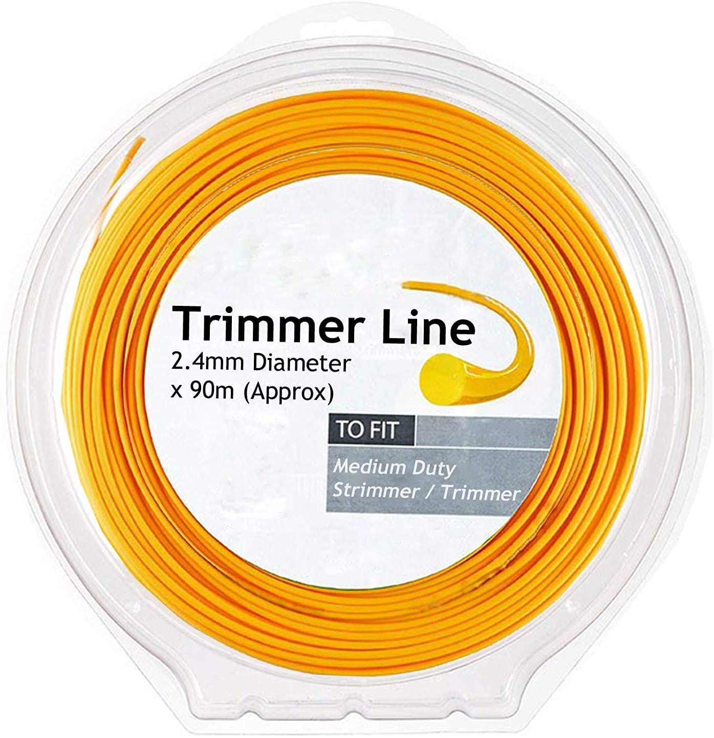 UNIVERSAL Dual Line Manual Feed Head with Bolts + 2 x 90m Refill for Strimmer/Trimmer/Brushcutter