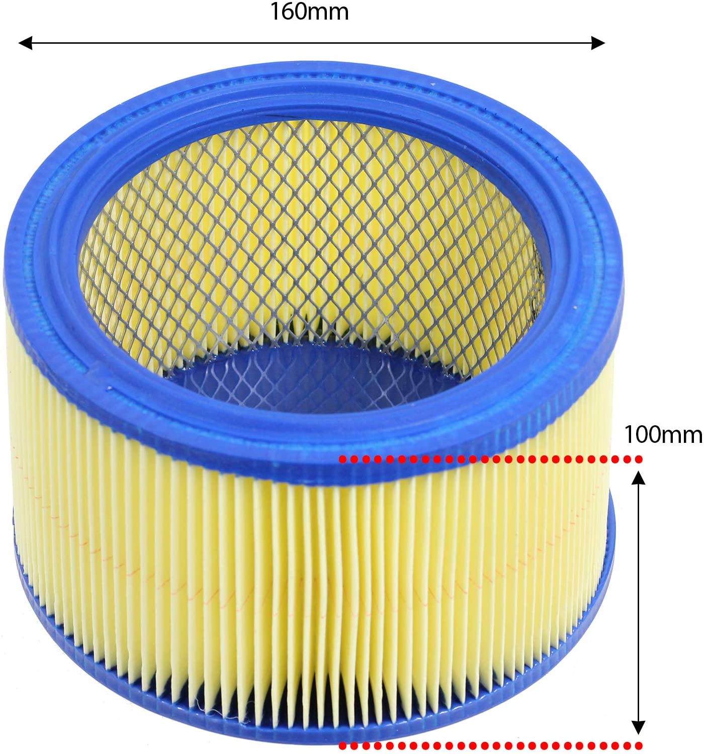 Filter Cartridge for Monovac Comfort 6 11 Hoover Vacuum Cleaner 160mm Diameter