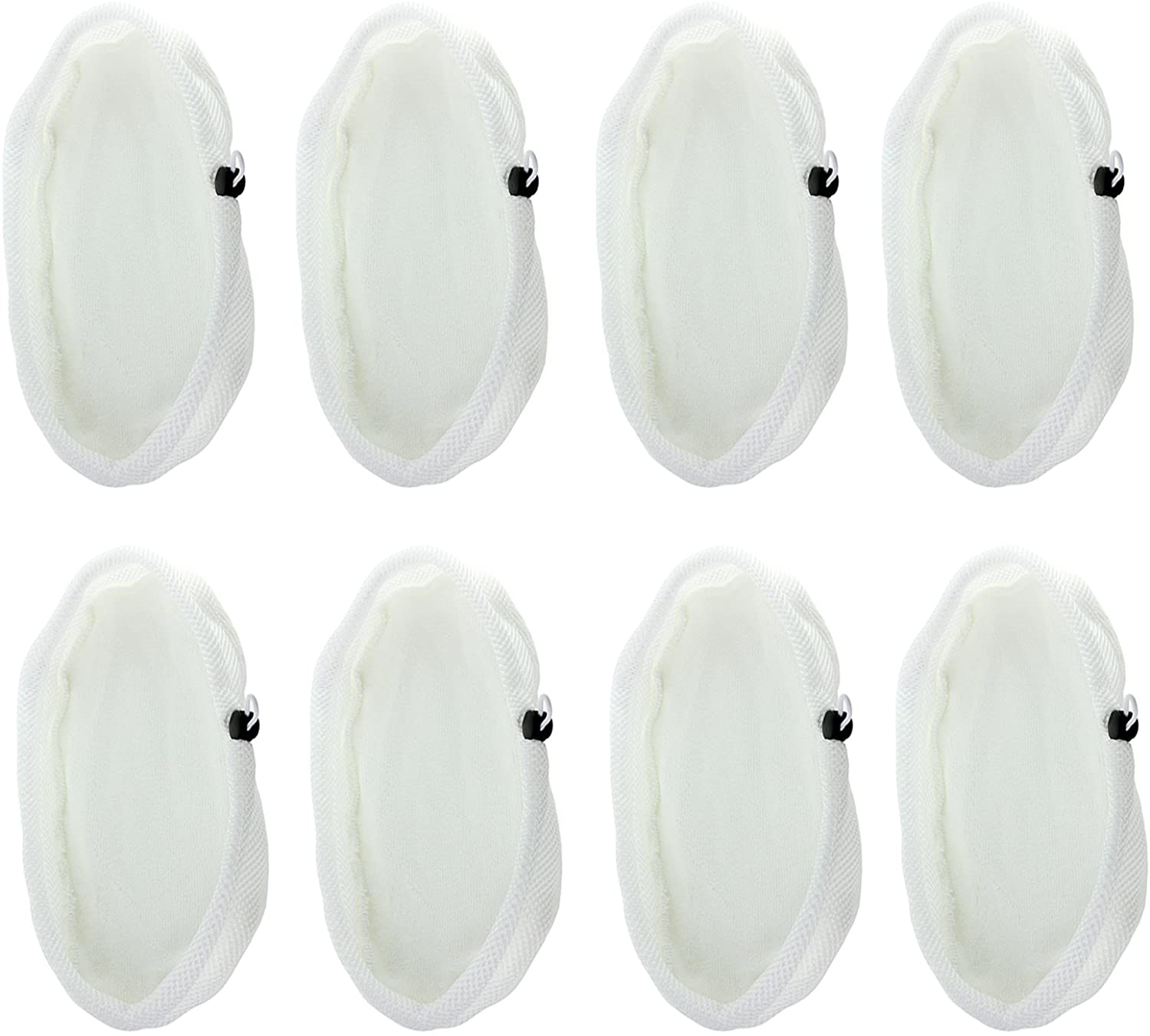 Hard Floor Cleaning Cloth Pads for Morphy Richards 70495 2 in 1 Steam Cleaner Mop (Pack of 8)
