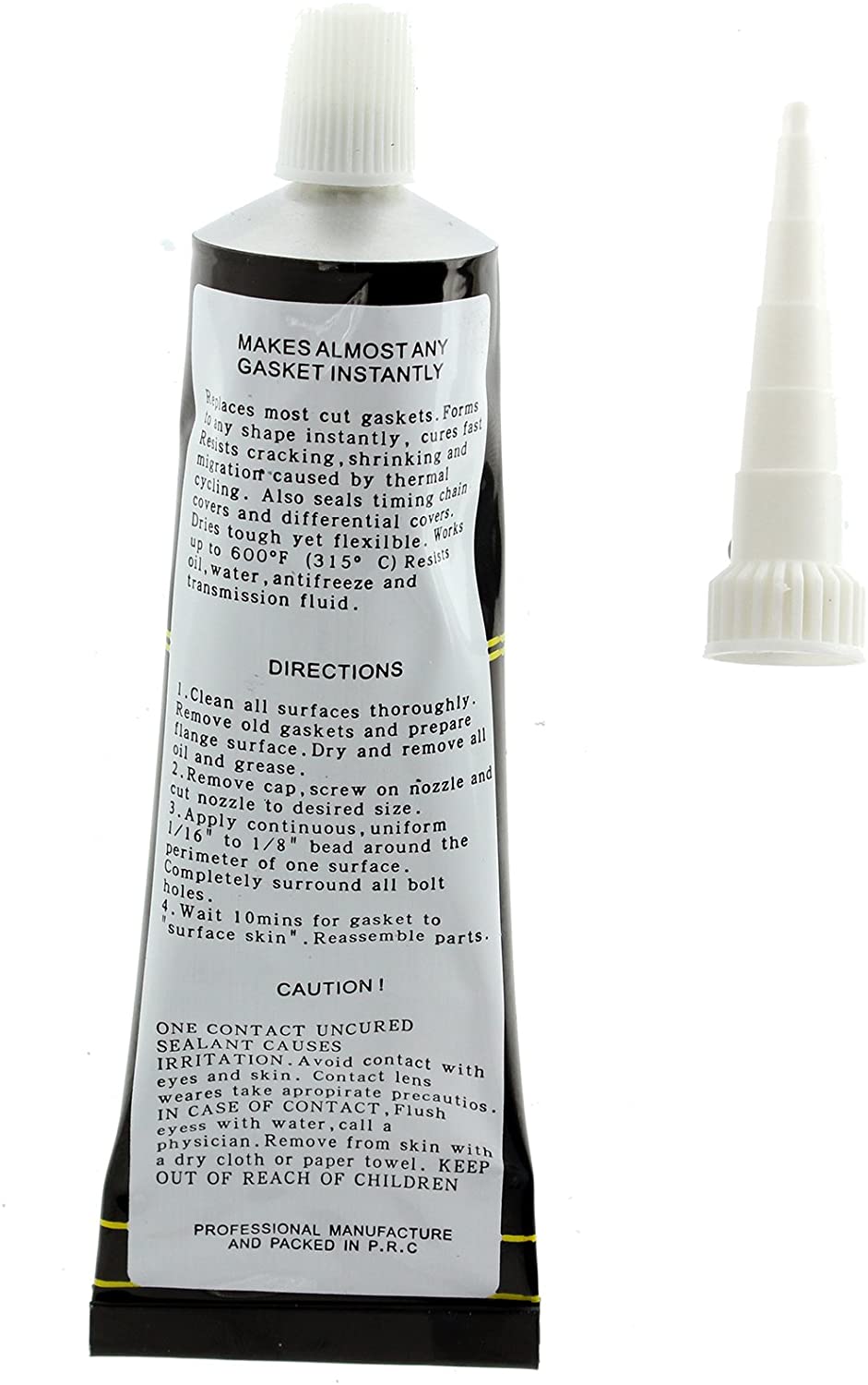 Visbella Glue Sealant High Temperature Seal Heat Resistant Silicone Hi Temp Exhaust