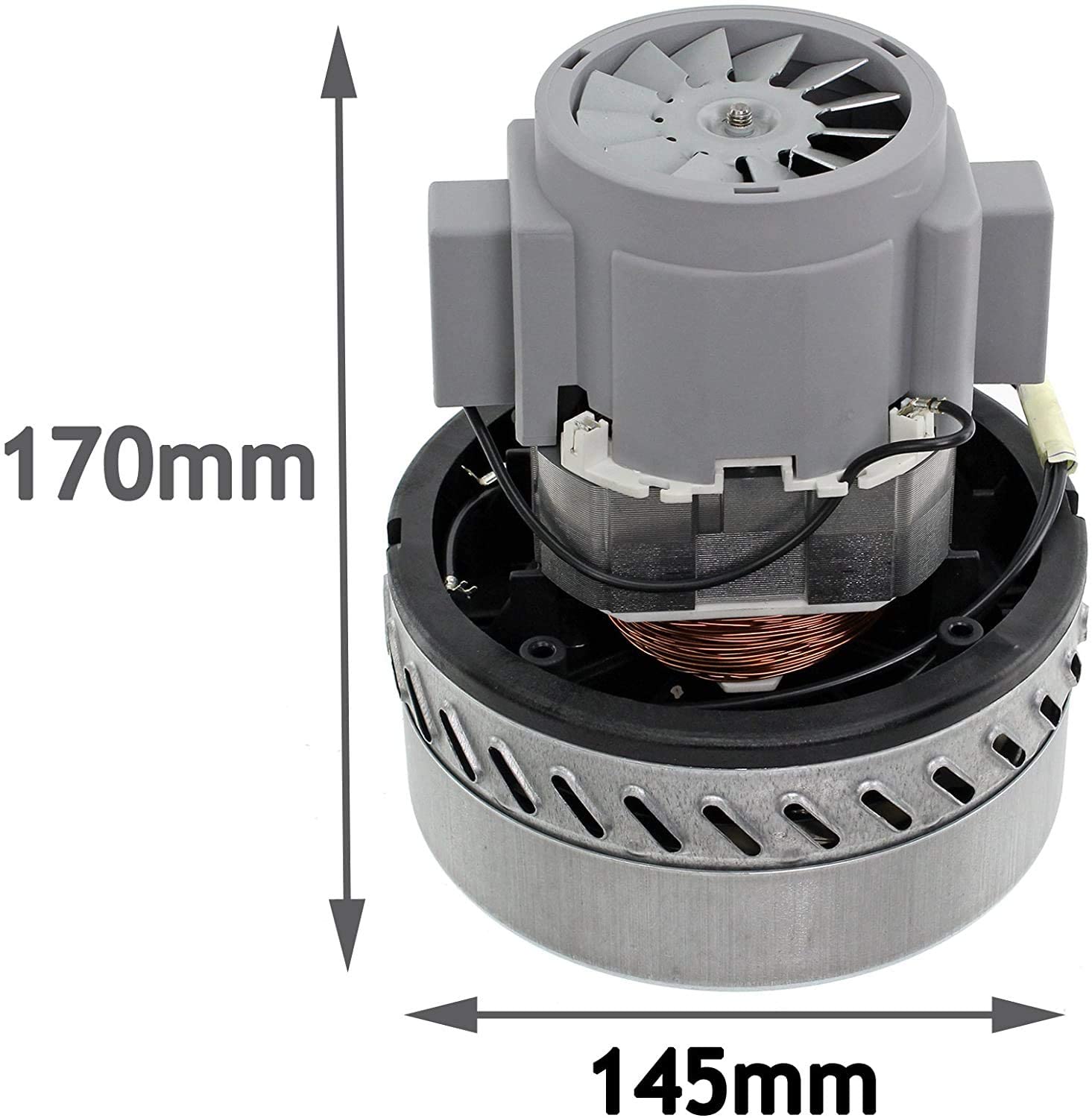 Motor Unit for Craftex Vacuum Cleaners 1000W Double 2 Stage Bypass (5.7" / 145mm, 230V)