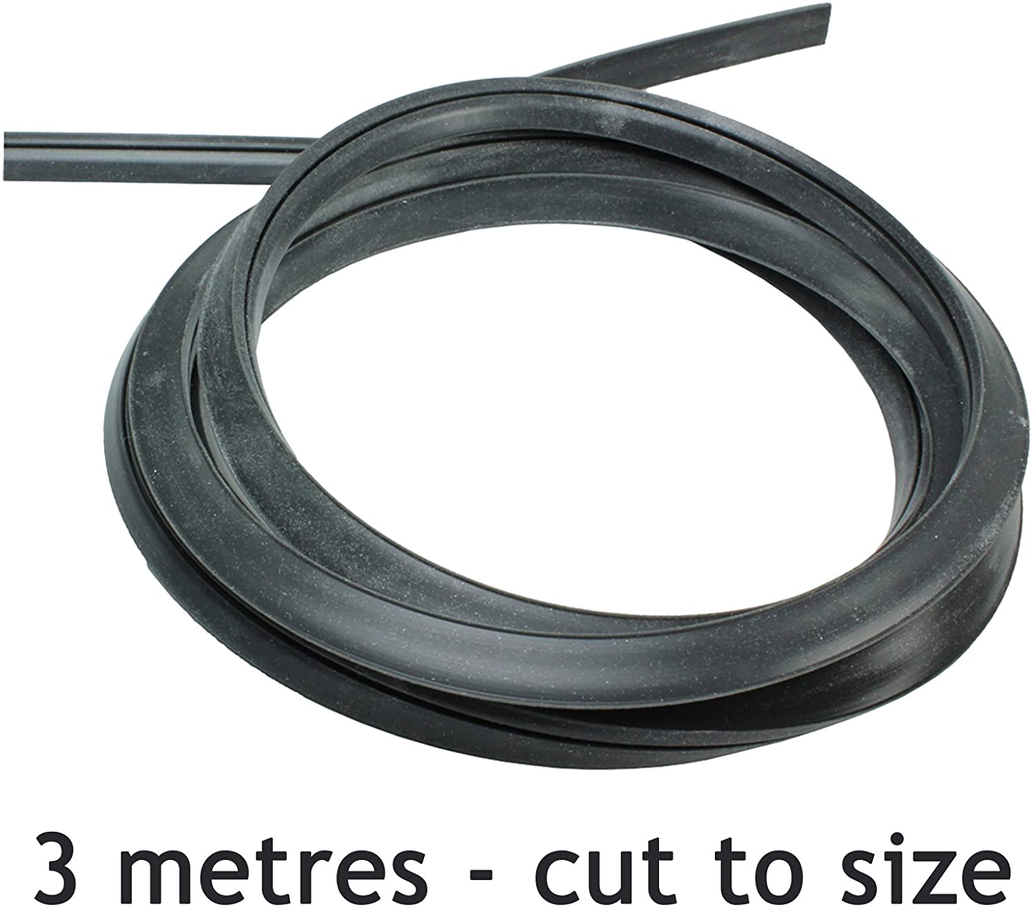 Door Seal + Silicone Glue for BLOMBERG Oven Cooker 3m Cut to Size (3 & 4 sided, Rounded + 90º Clips)